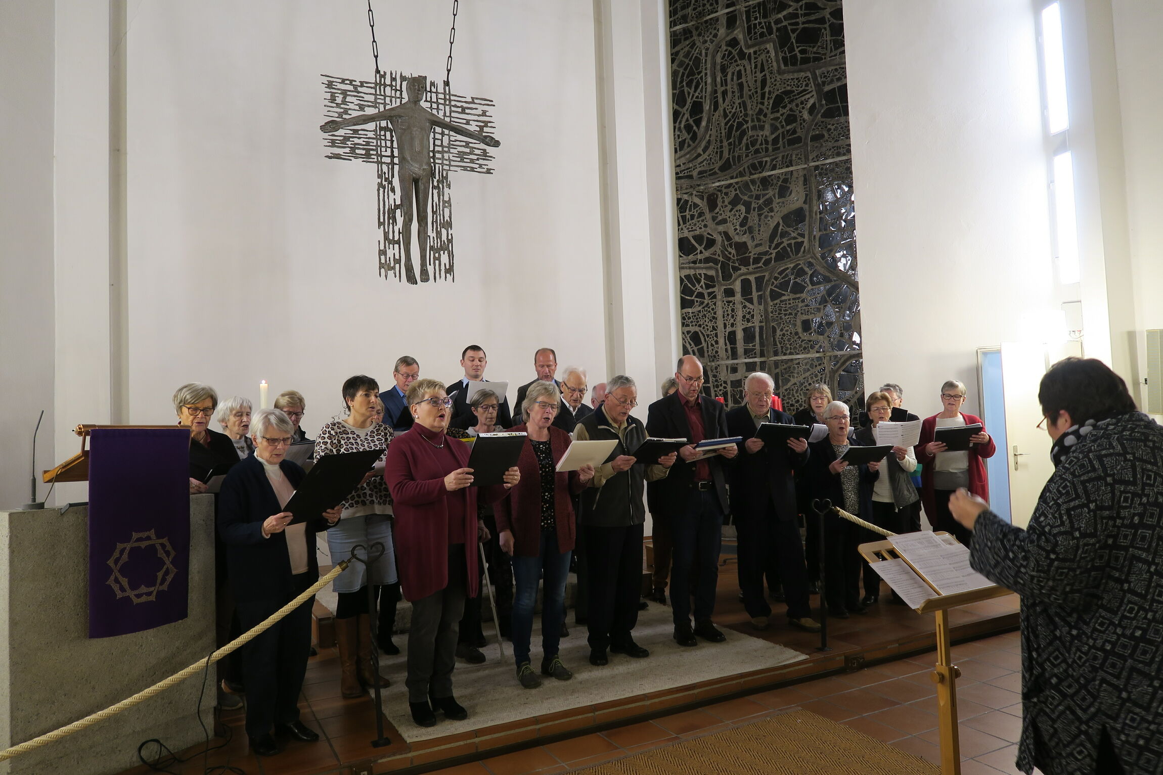 Ein Chor der Auferstehungs-Gemeinde Bremervörde.