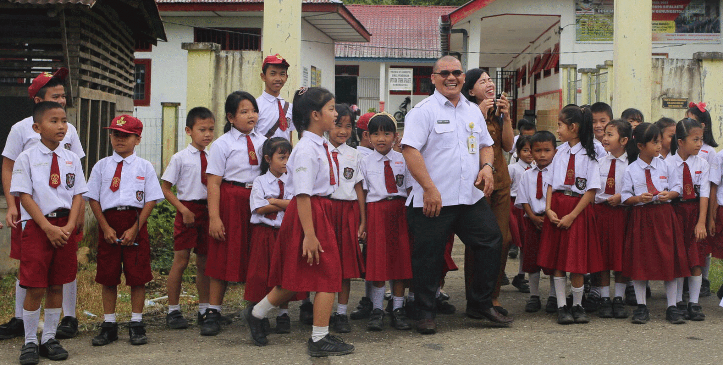 Schulklassen Insel Nias