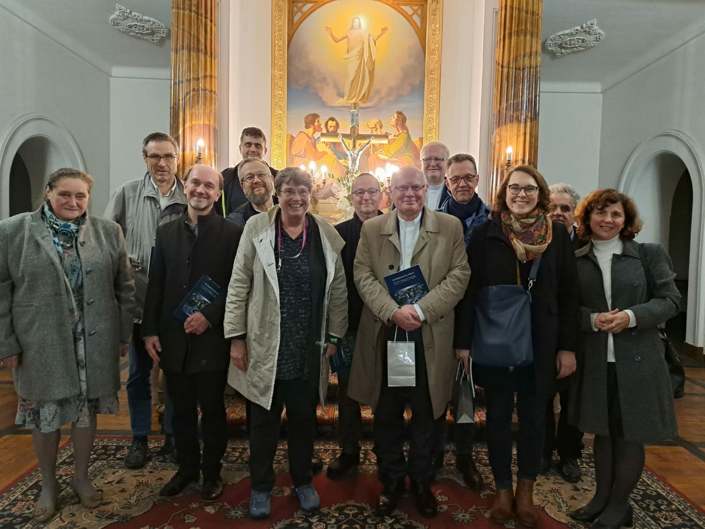 Vertreterinnen und Vertreter der Evangelischen Partnerhilfe und der Gemeinde der Evangelisch-Augsburguschen Kirche in Zgierz