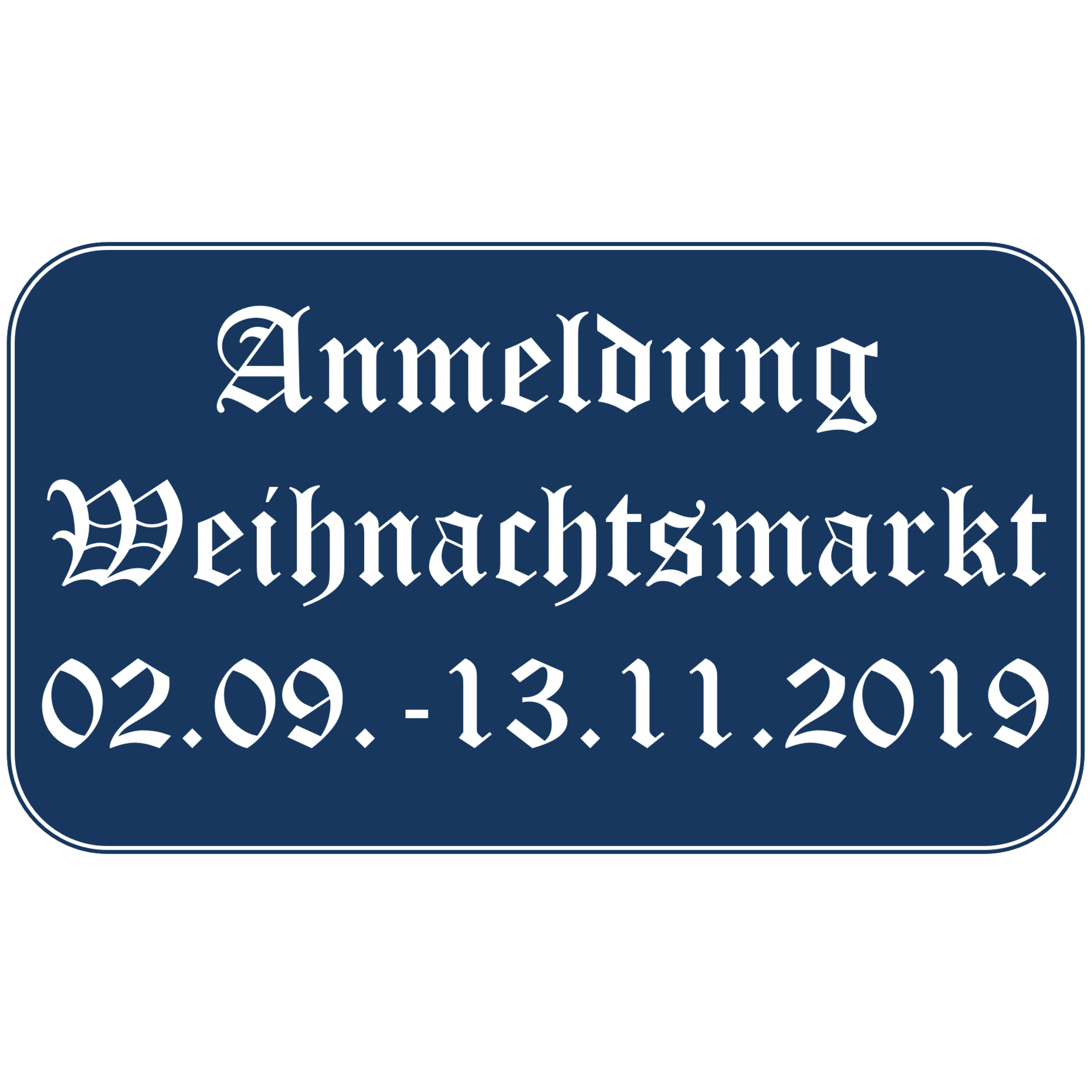 Aufruf zur Anmeldung WM2019