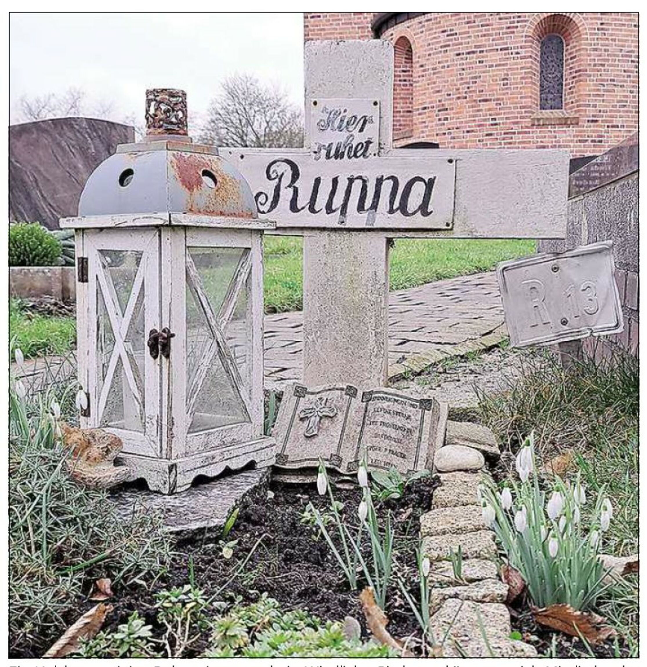 Grabstätte von "Ruppa" oder Marie Trouper in Bingum