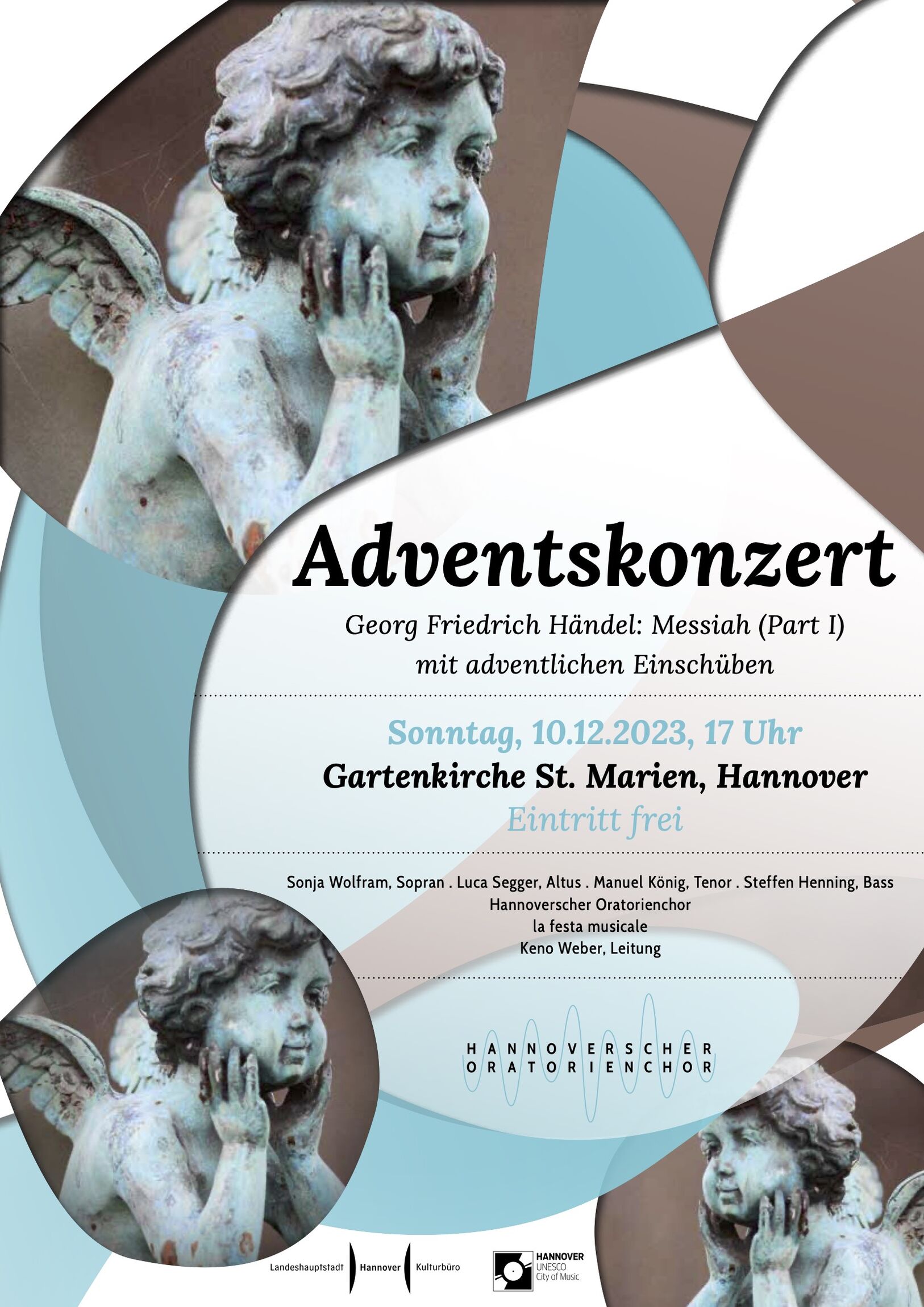 Plakat Adevntskonzert Oratorienchor 2023