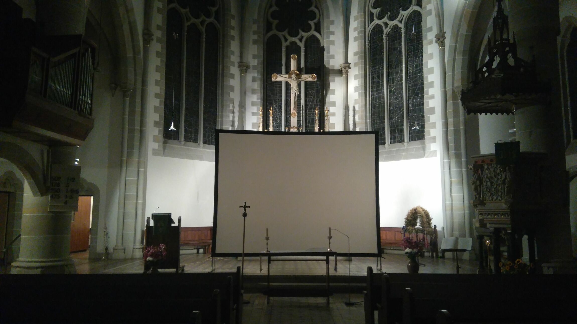 Große Leinwand