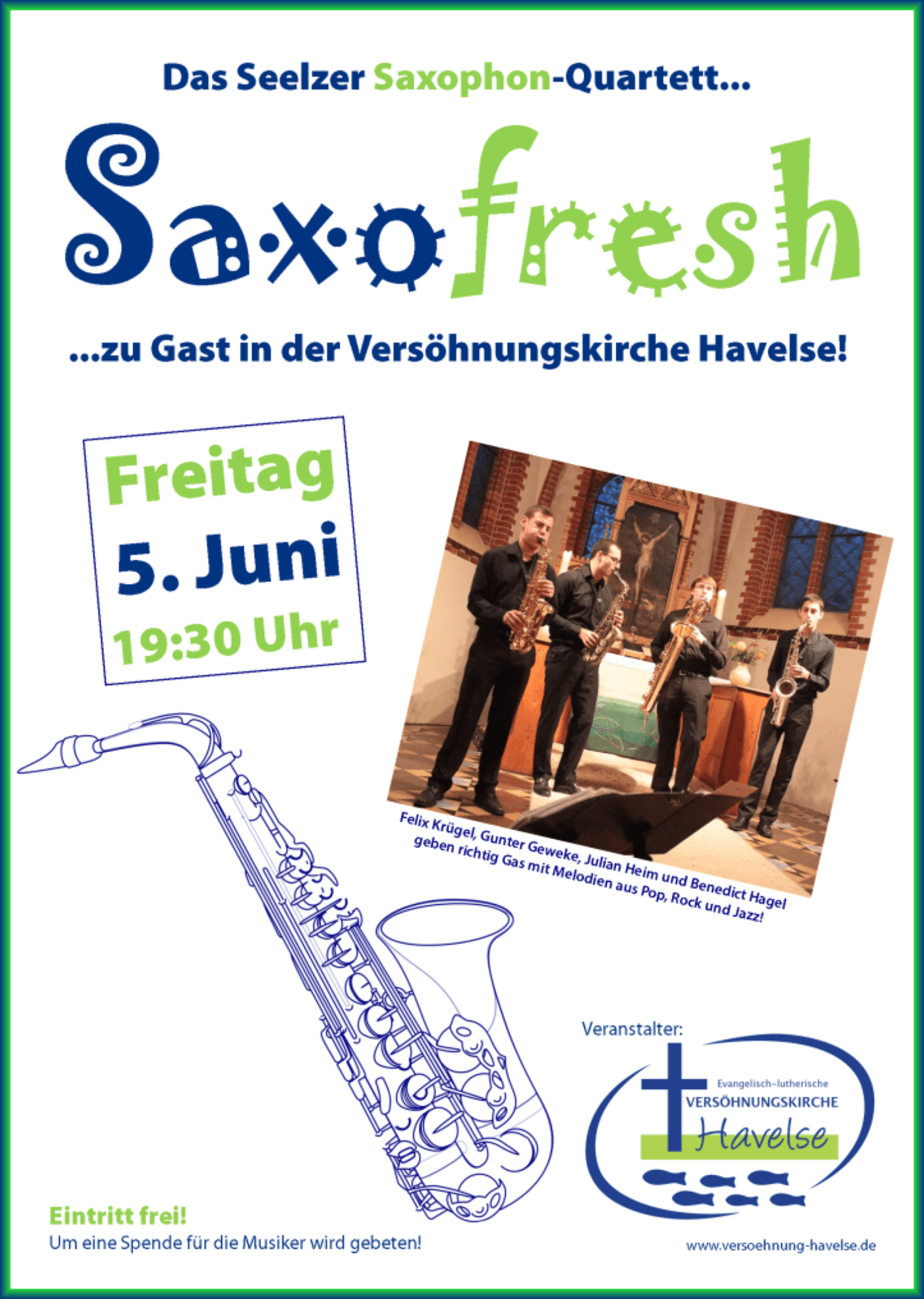 Plakat Saxofresh