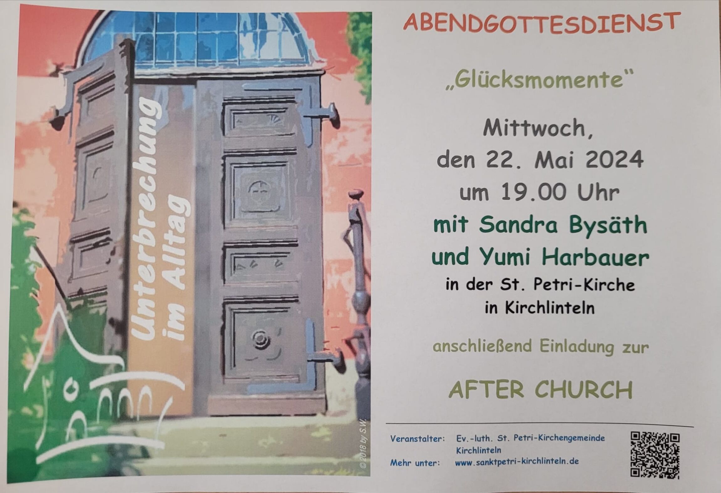 Unterbrechung im Alltag Plakat vom 22-05-2014