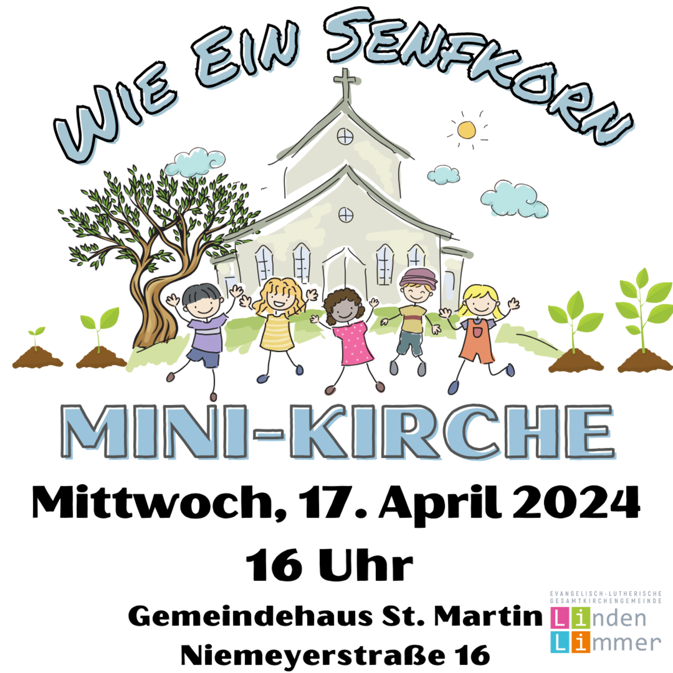 Plakat Mini-Kirche St. Martin 17.04.2024