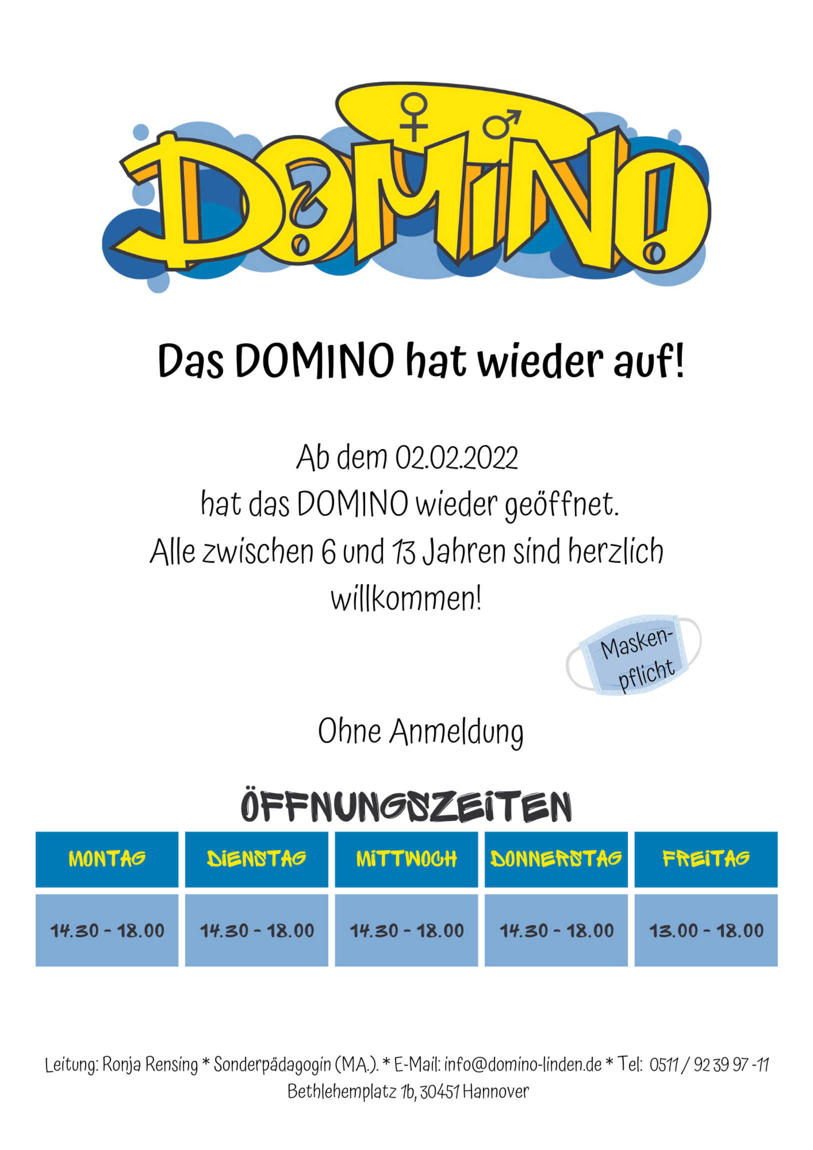 Plakat Domino 02.02.2022
