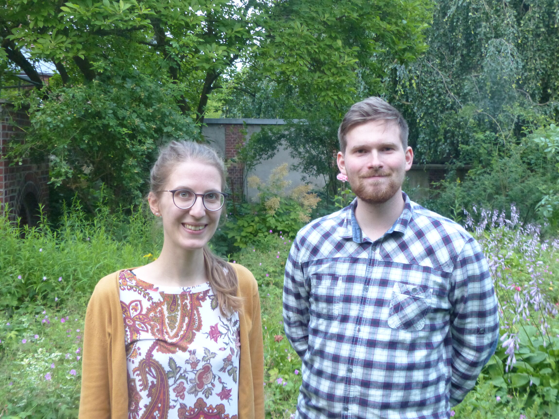 Isabelle Richter und Magnus Witting beim Sommerfest der Kantorei St. Martin 2023
