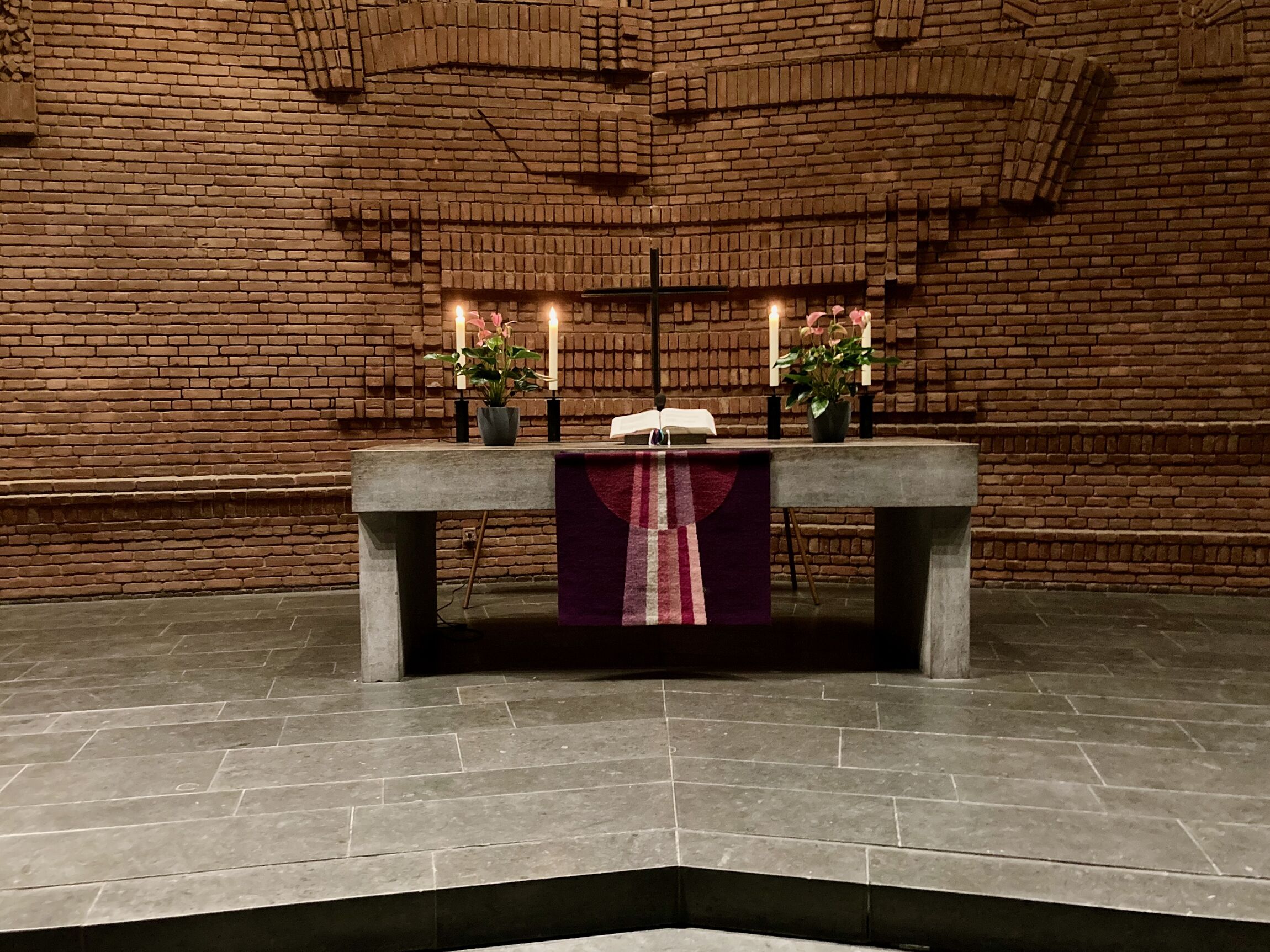Altar in St. Martin, Passionszeit 2023