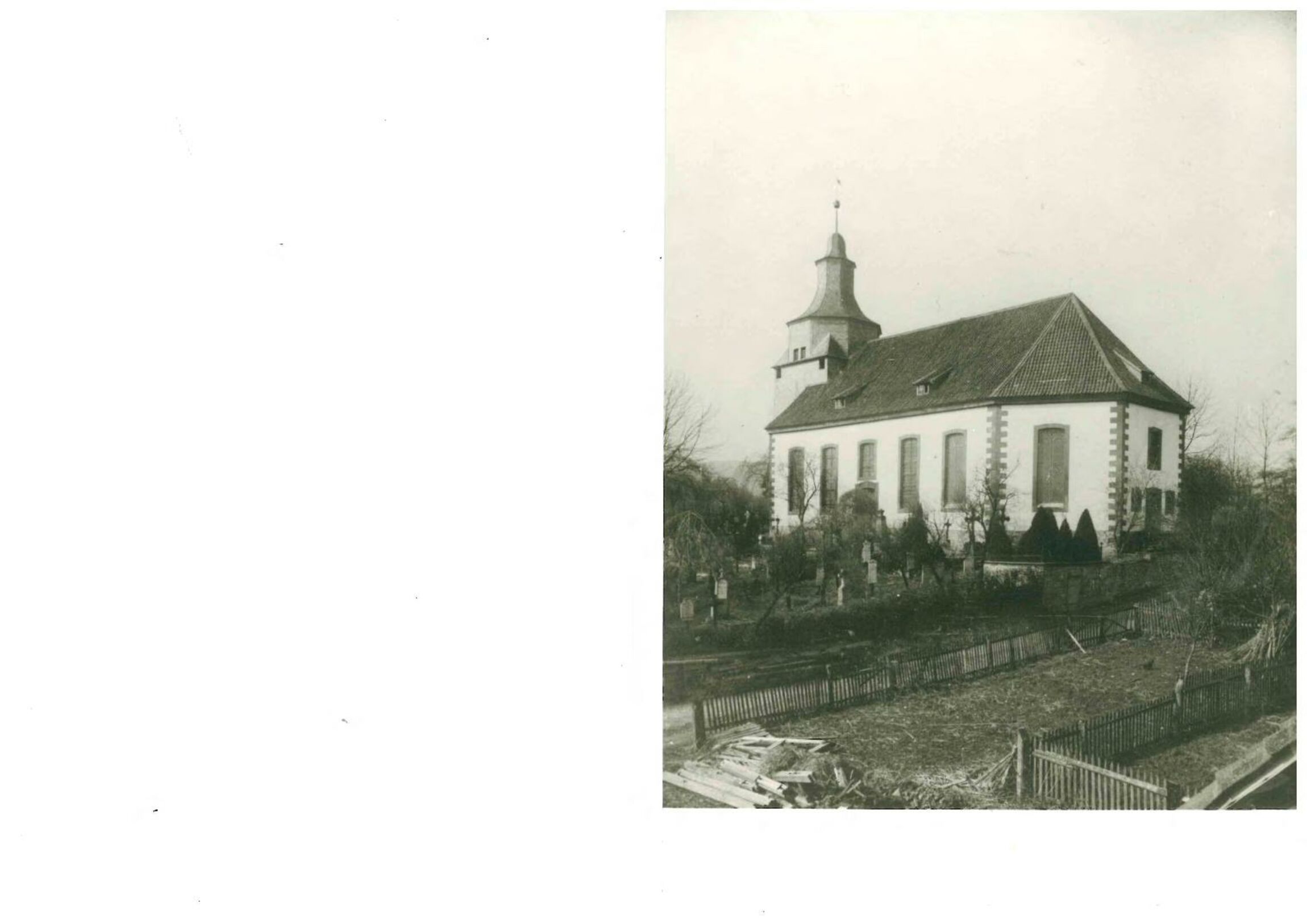 Kirche Nienstedt um 1900