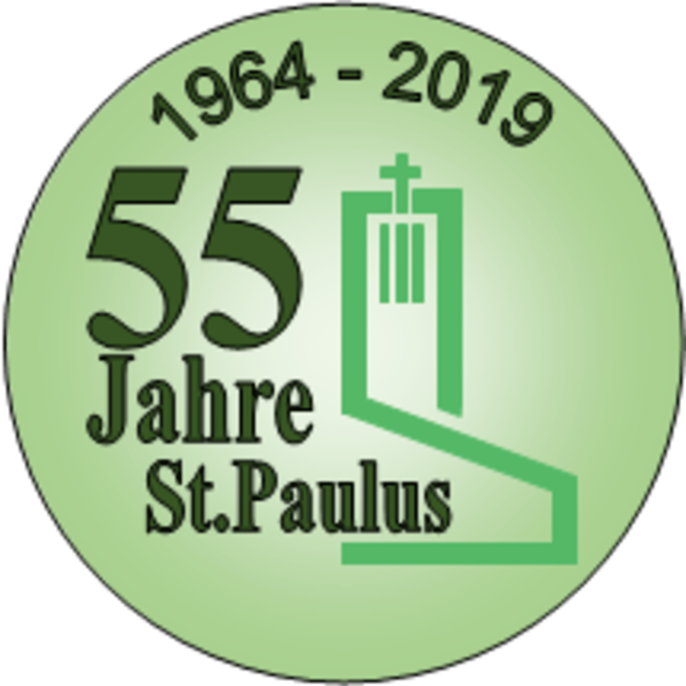 55-Jahre-Logo in grün