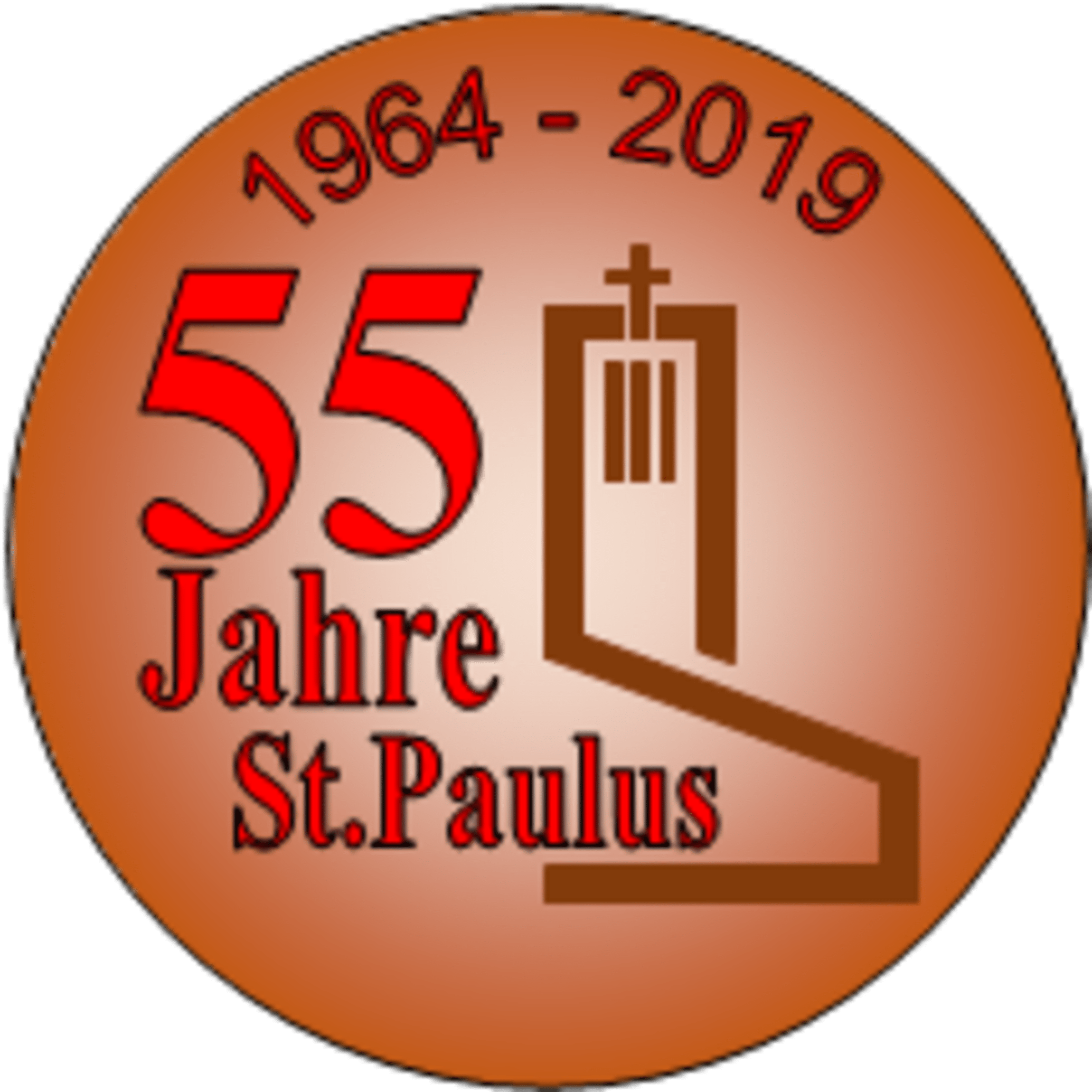 55-Jahre-Logo in Braun für die Internetpräsenz