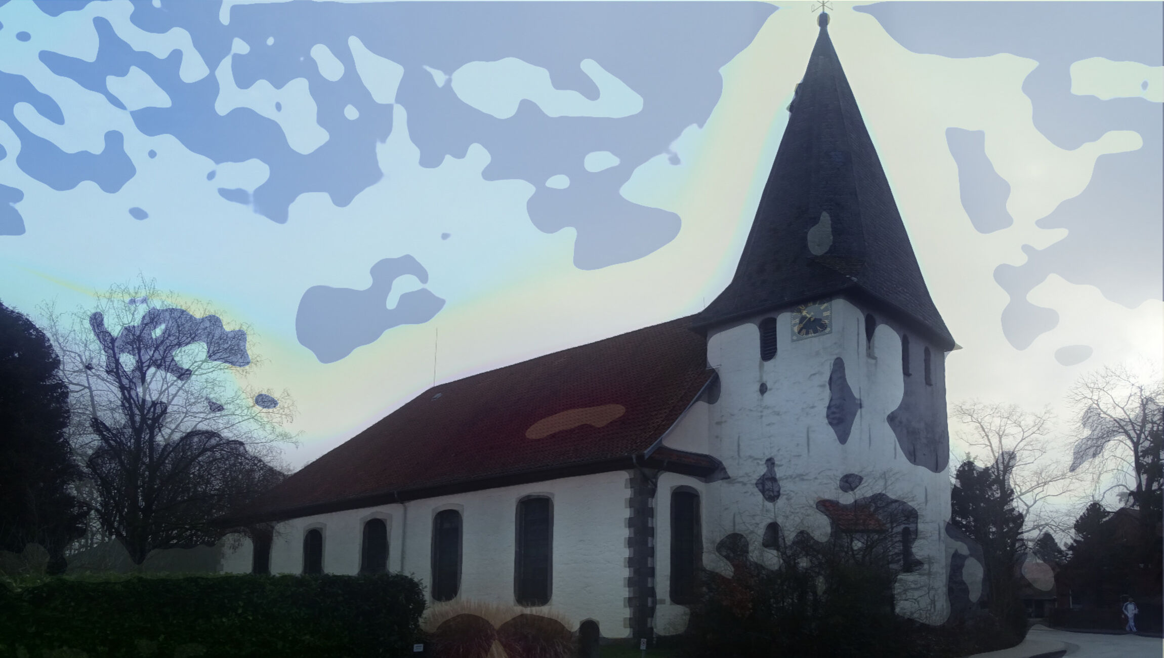 Martinskirche, Engelbostel - verfremdet
