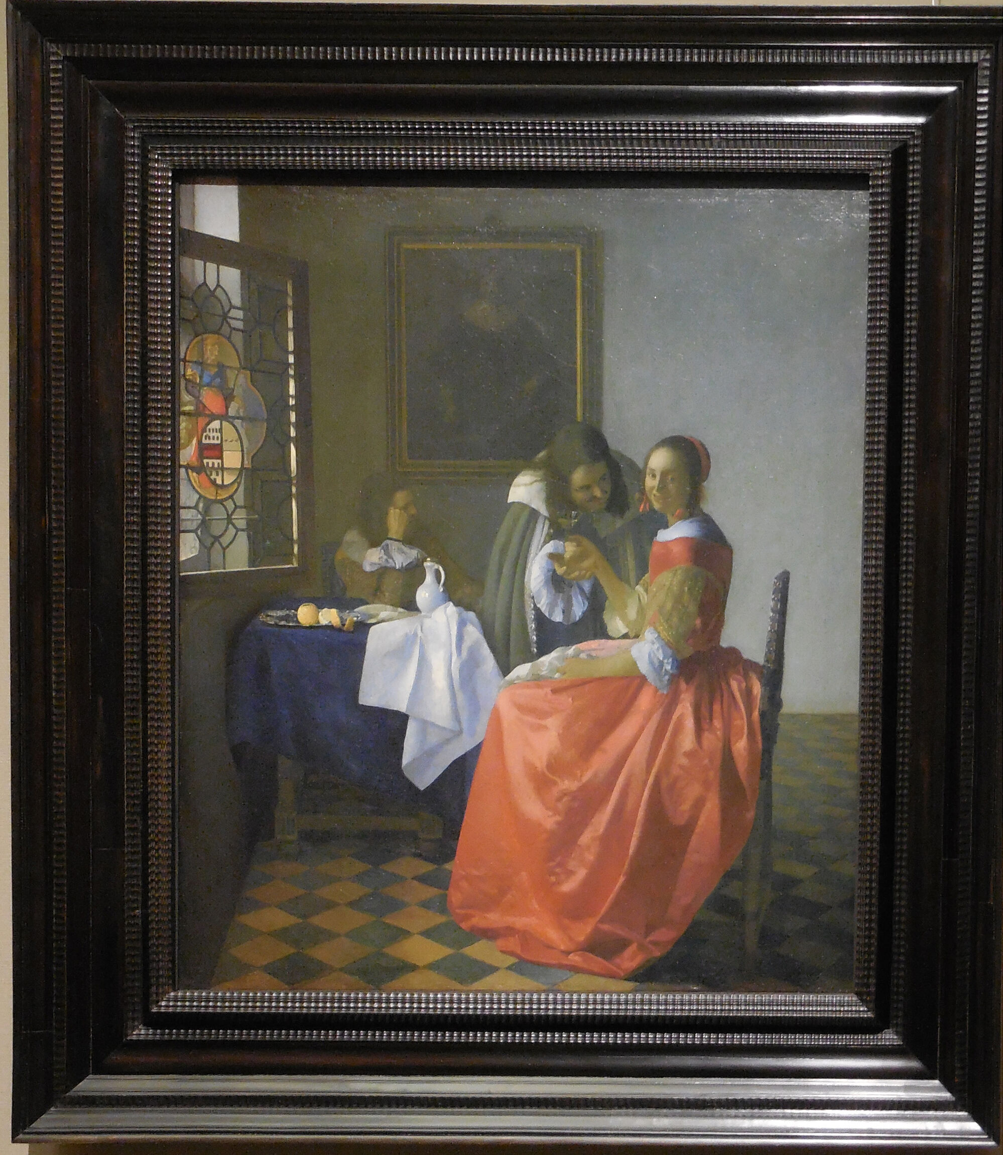 Vermeer; Das Mädchen mit dem Weinglas