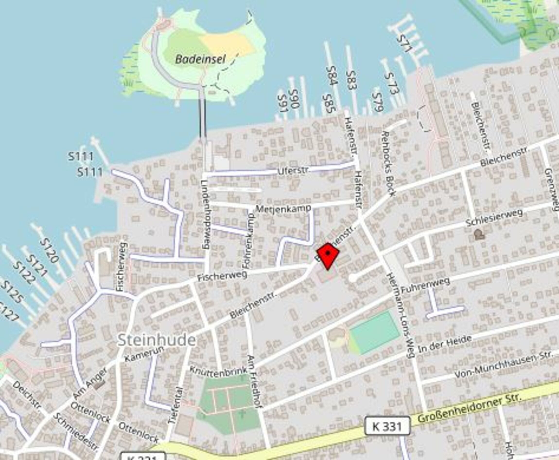Weberei in Steinhude - Karte aus OpenStreetMap