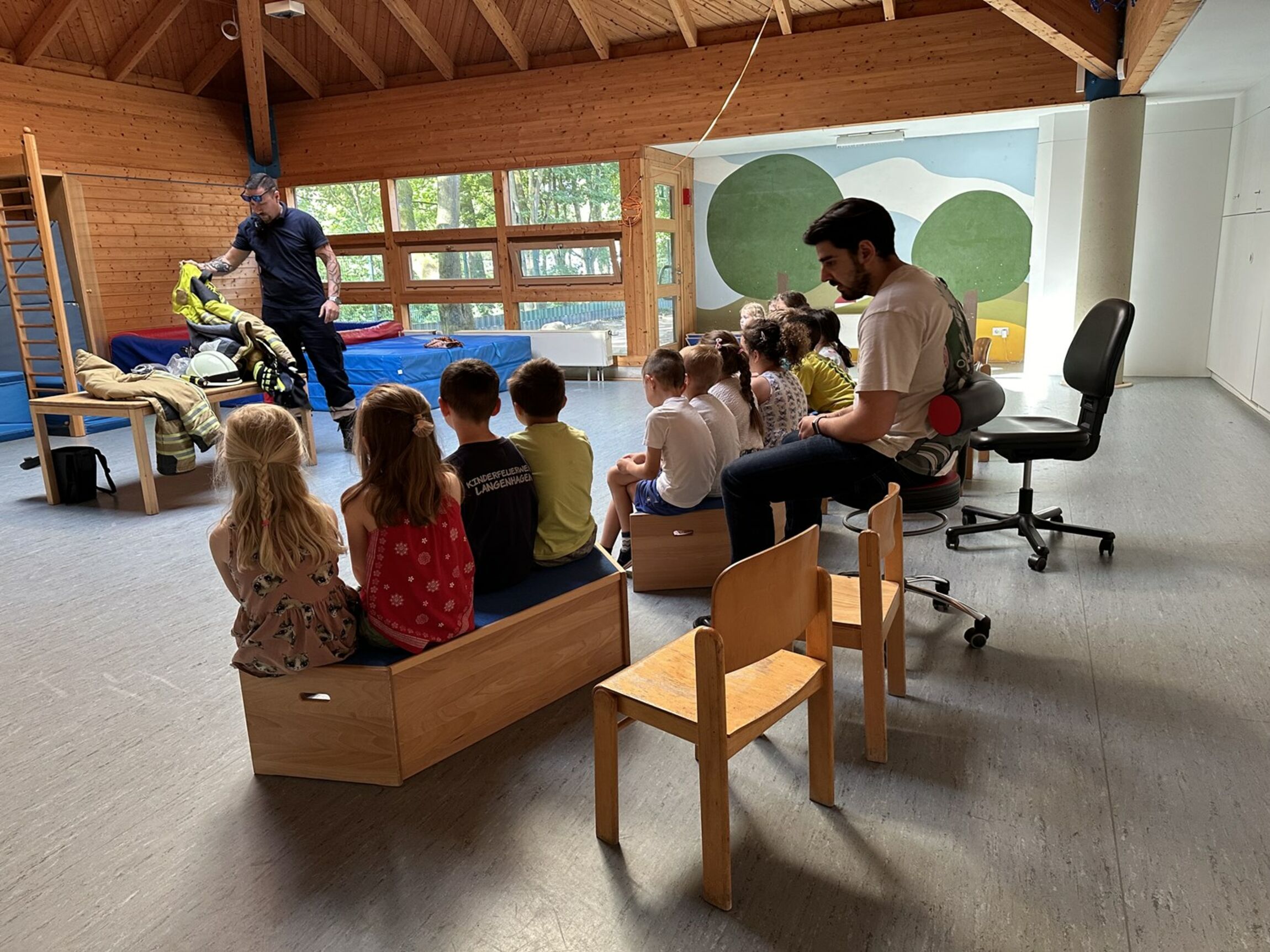 Feuerwehr zu Besuch