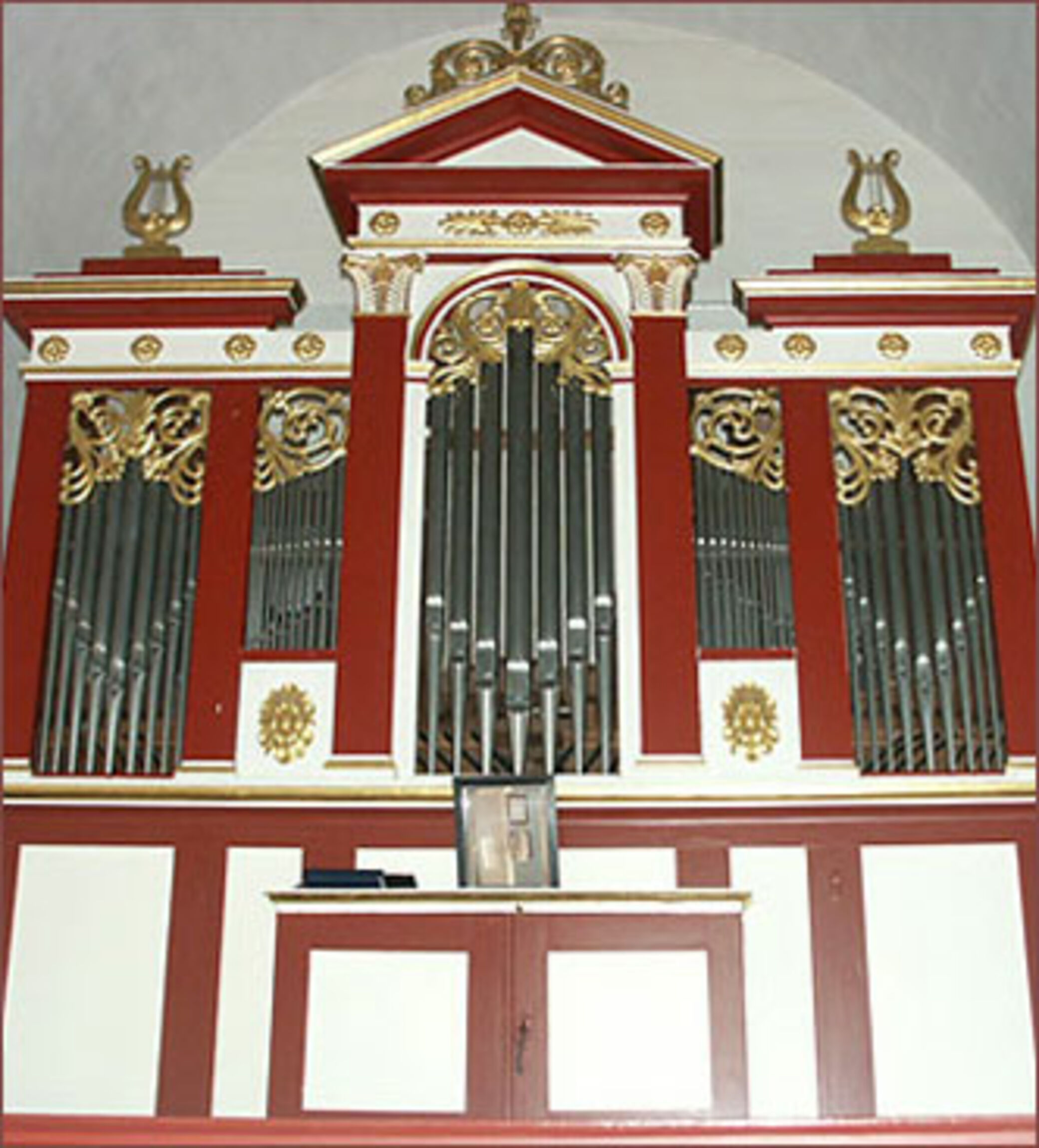 Orgel vor Restaurierung