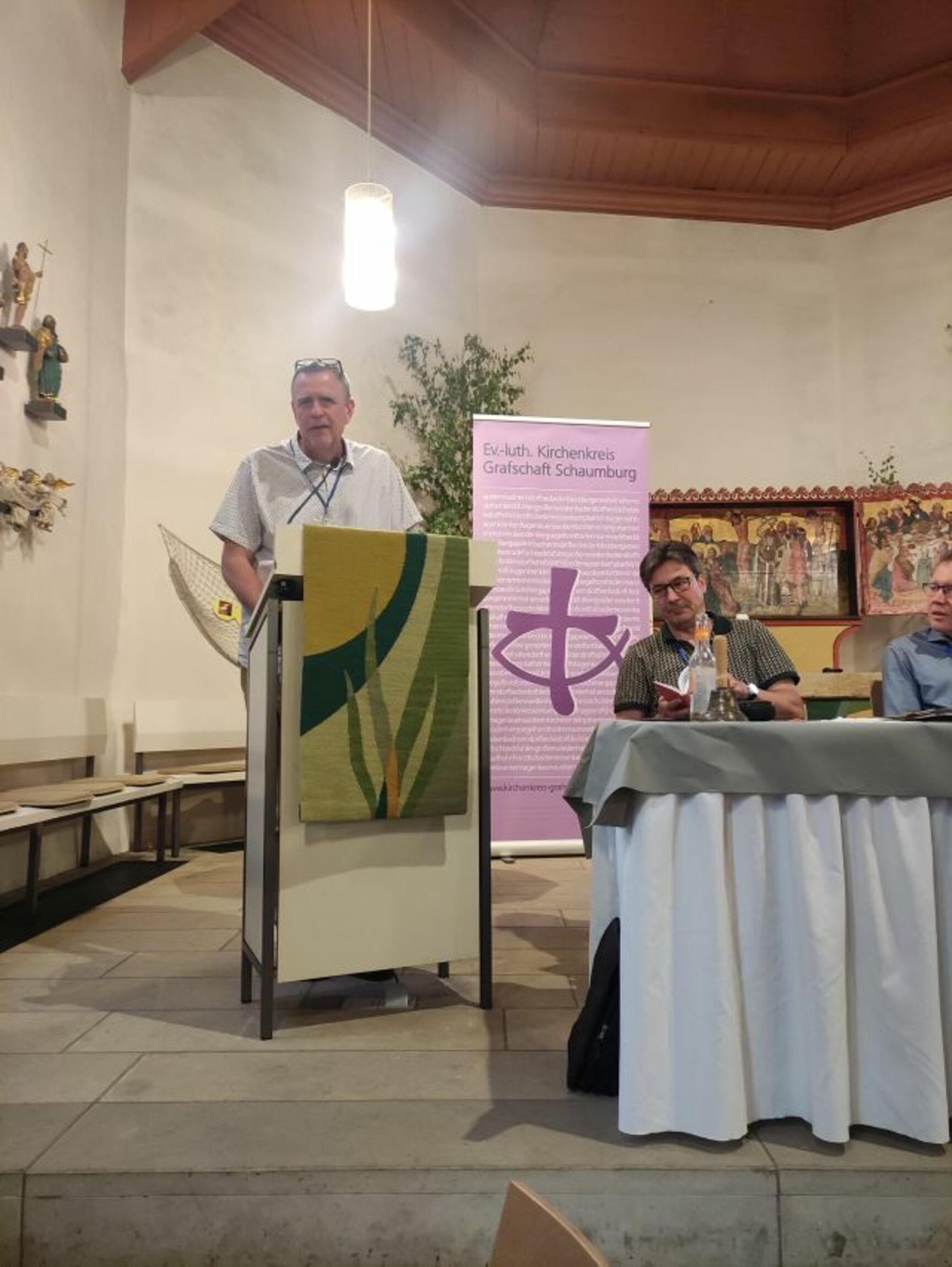 Lutz Müller aus Rodenberg wurde auf der 2. Kirchenkreissynode zum Vorsitzenden gewählt.