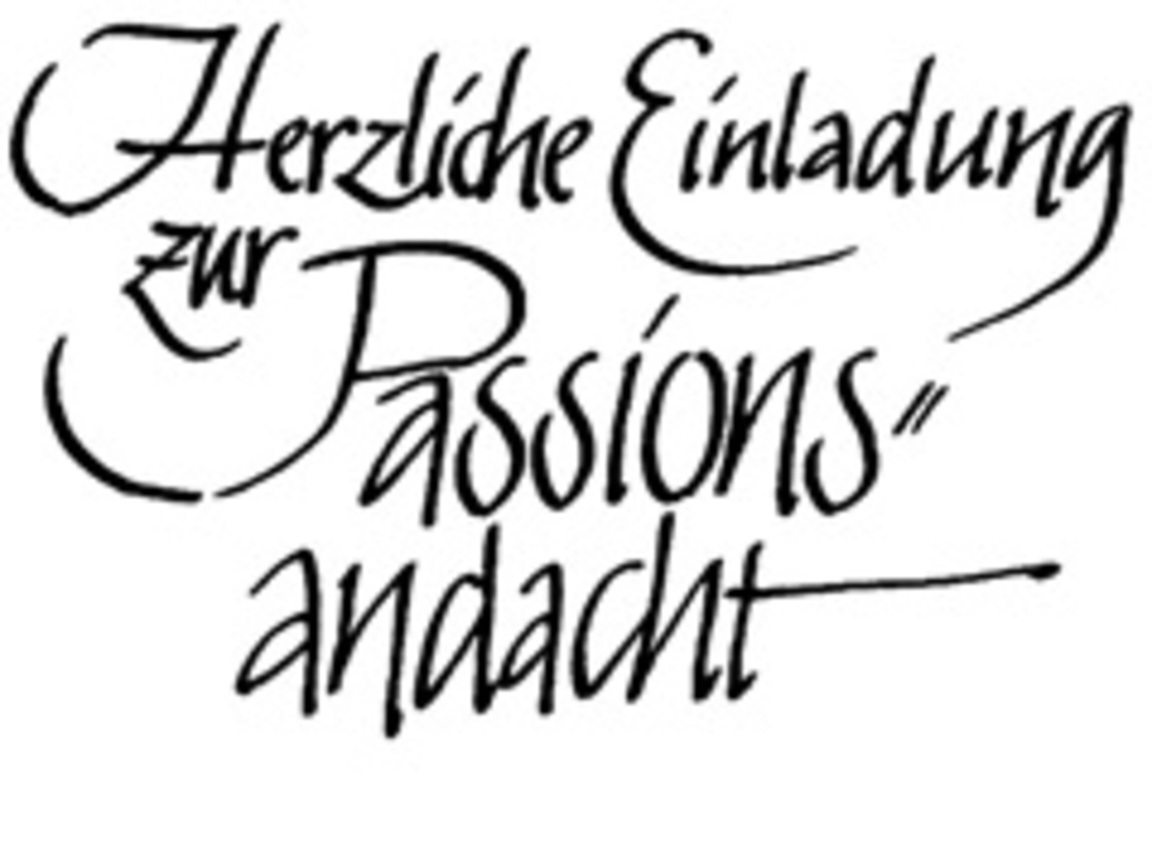 Passionsandachten 2026