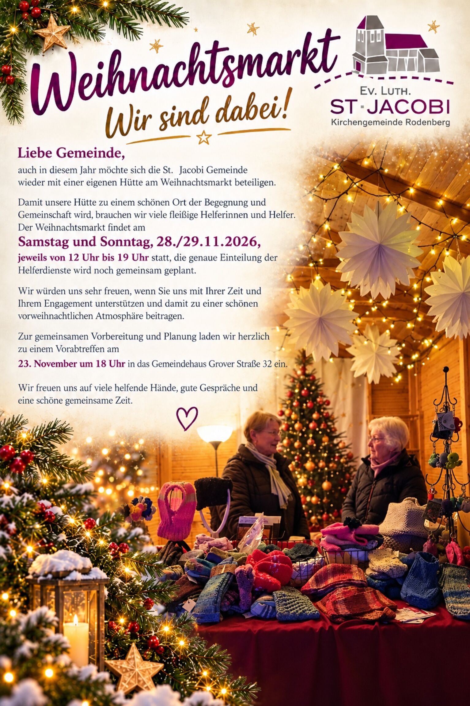 Weihnachtsmarkt 2026