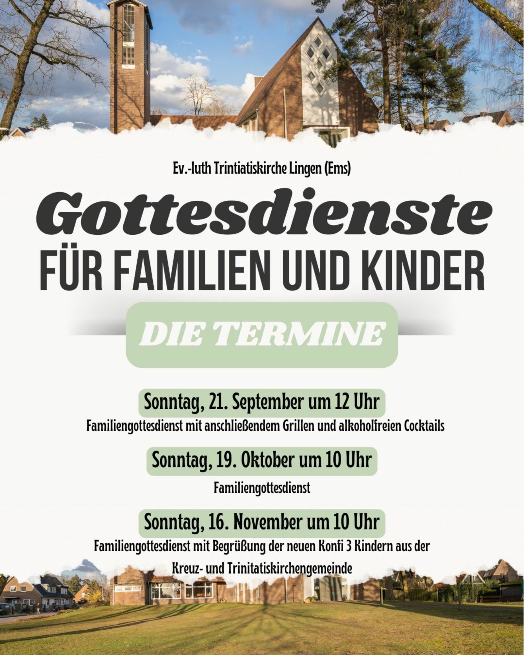 25 Sep-Nov Gottesdienste fuer Familien und Kinder