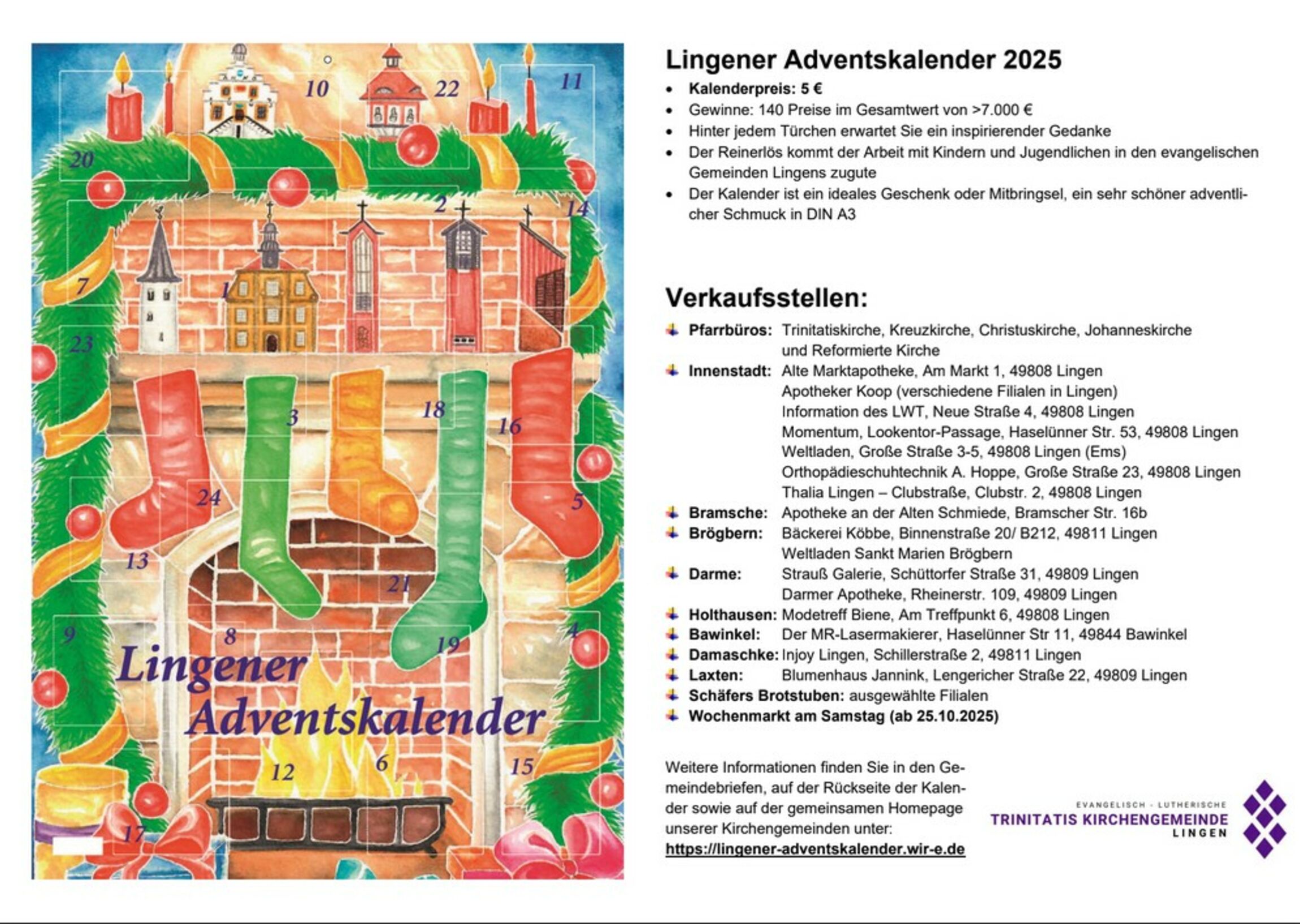 Verkaufstellen Adventskalender 2025