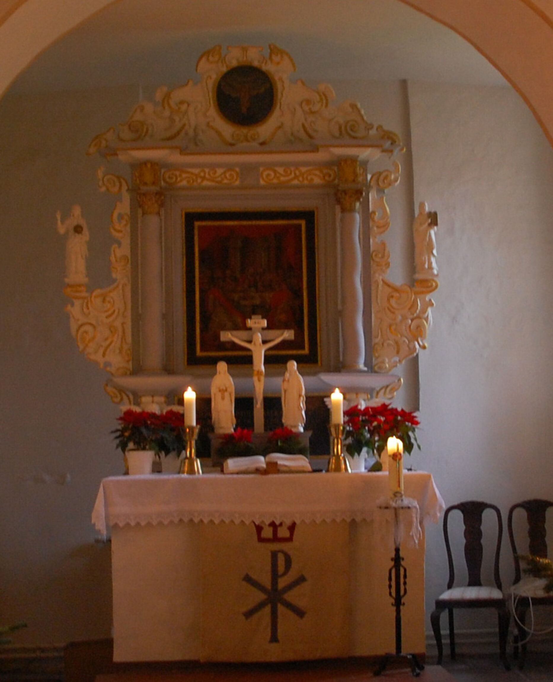 Altar Mit Kerzen