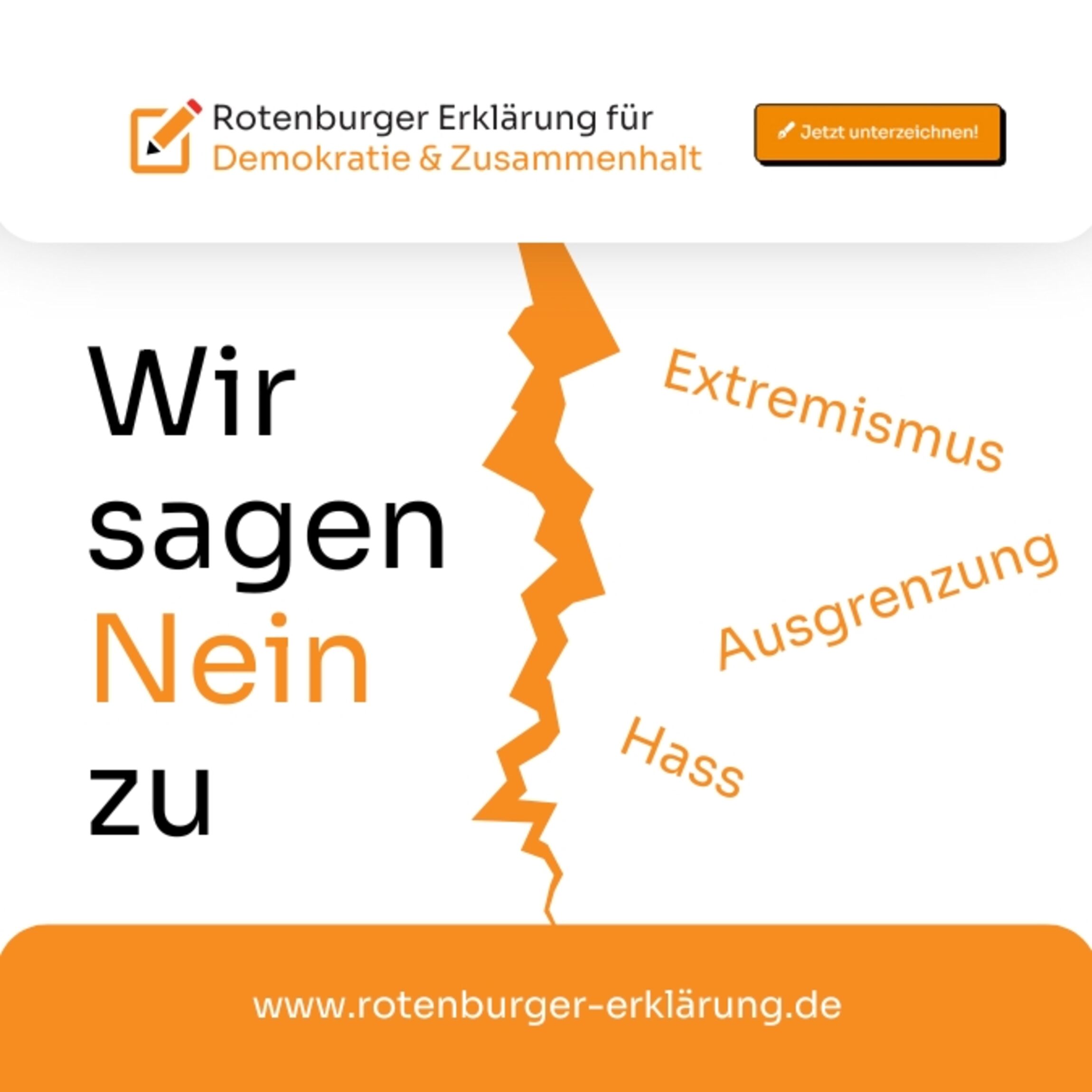 Rotenburger Erklärung für Demokratie und Zusammenhalt