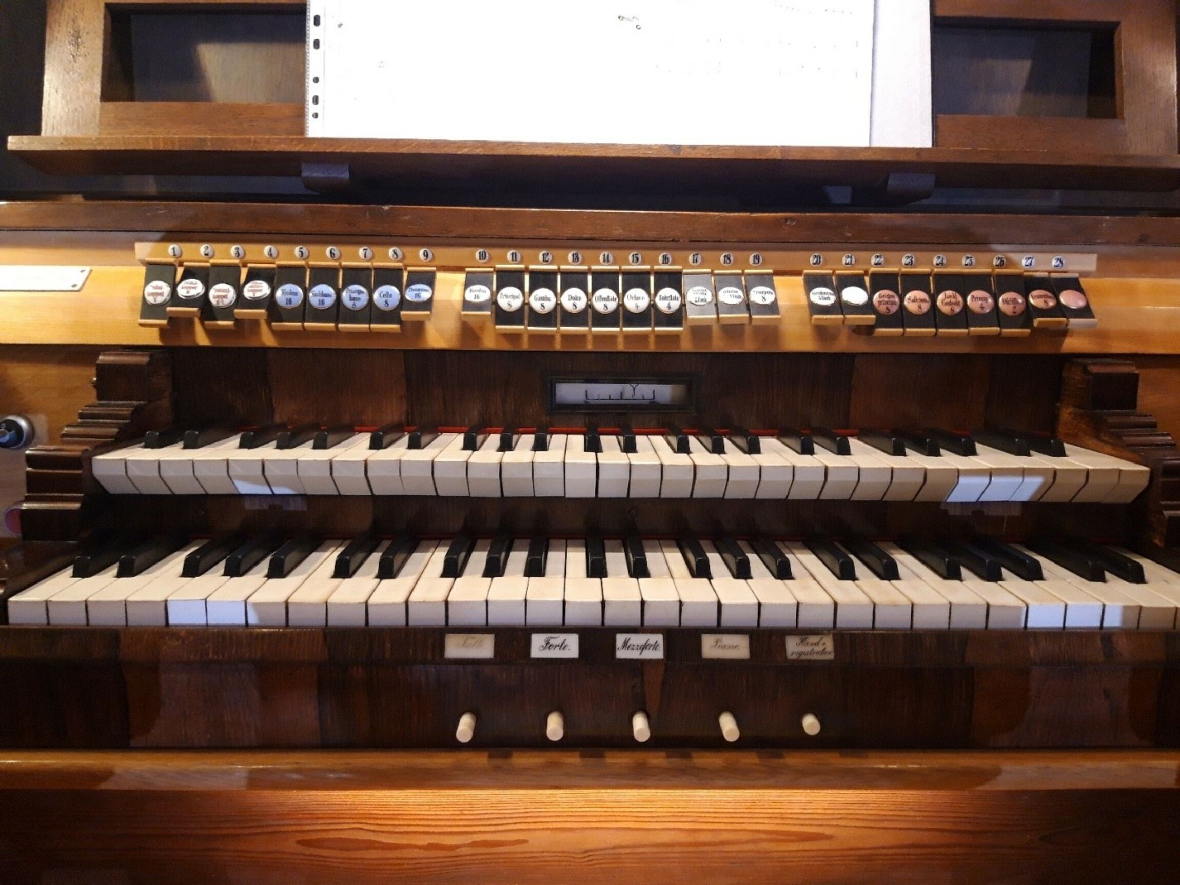 2007 Orgel-Spieltisch
