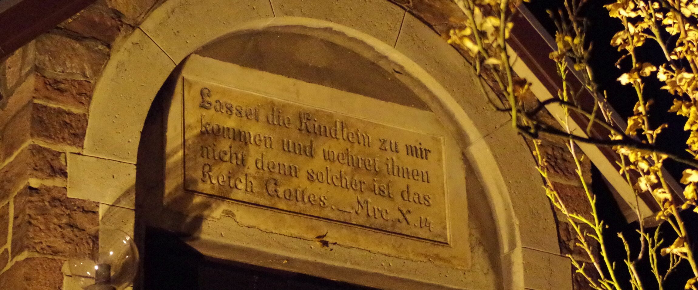 Inschrift | Ev. luth. St. Johannes Kirchengemeinde Bad Pyrmont Holzhausen