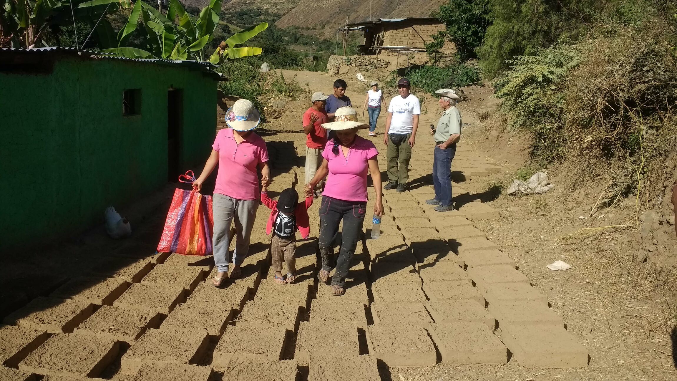Lehmziegel in Peru