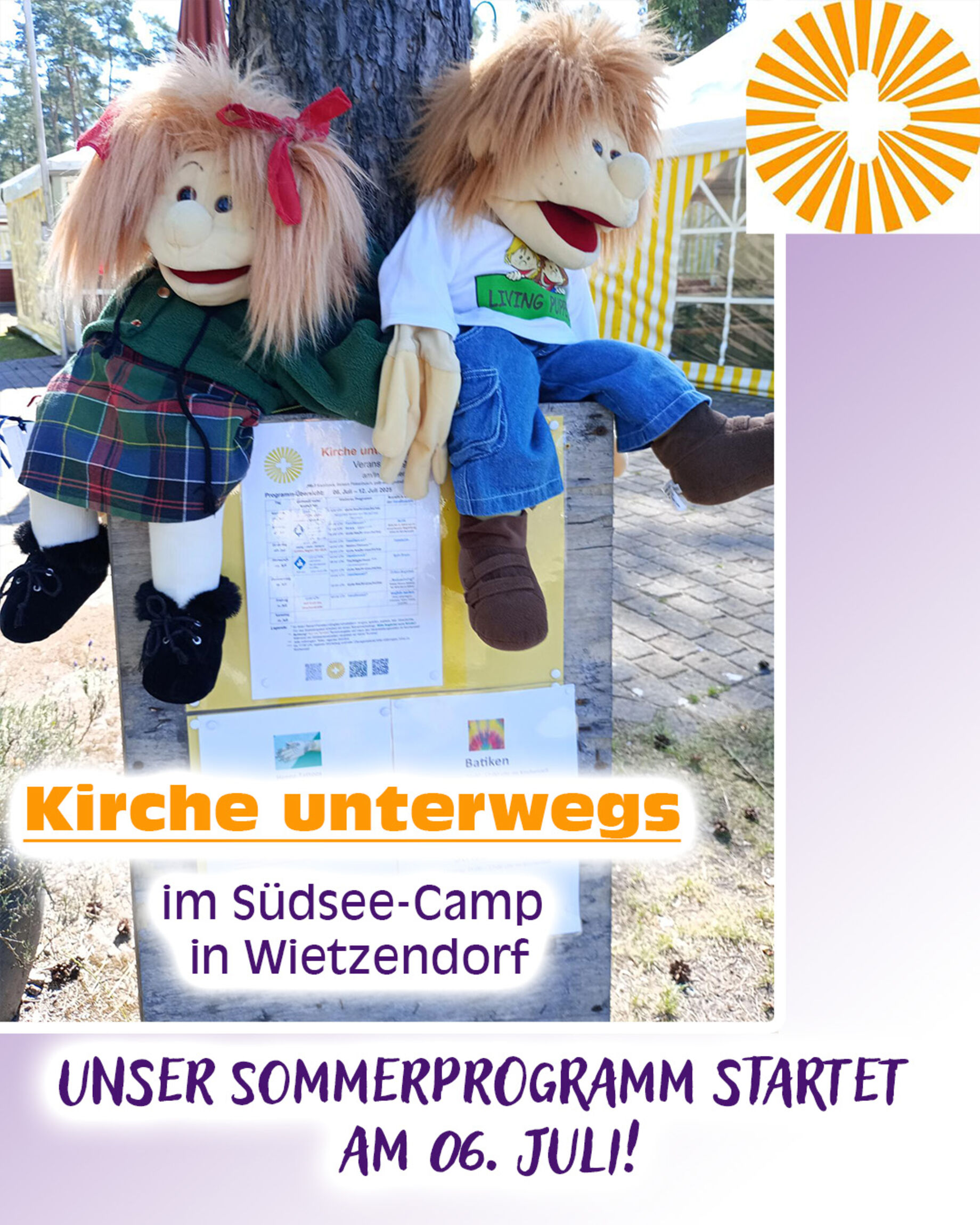 Einladung, Kirche unterwegs, Sommerprogramm