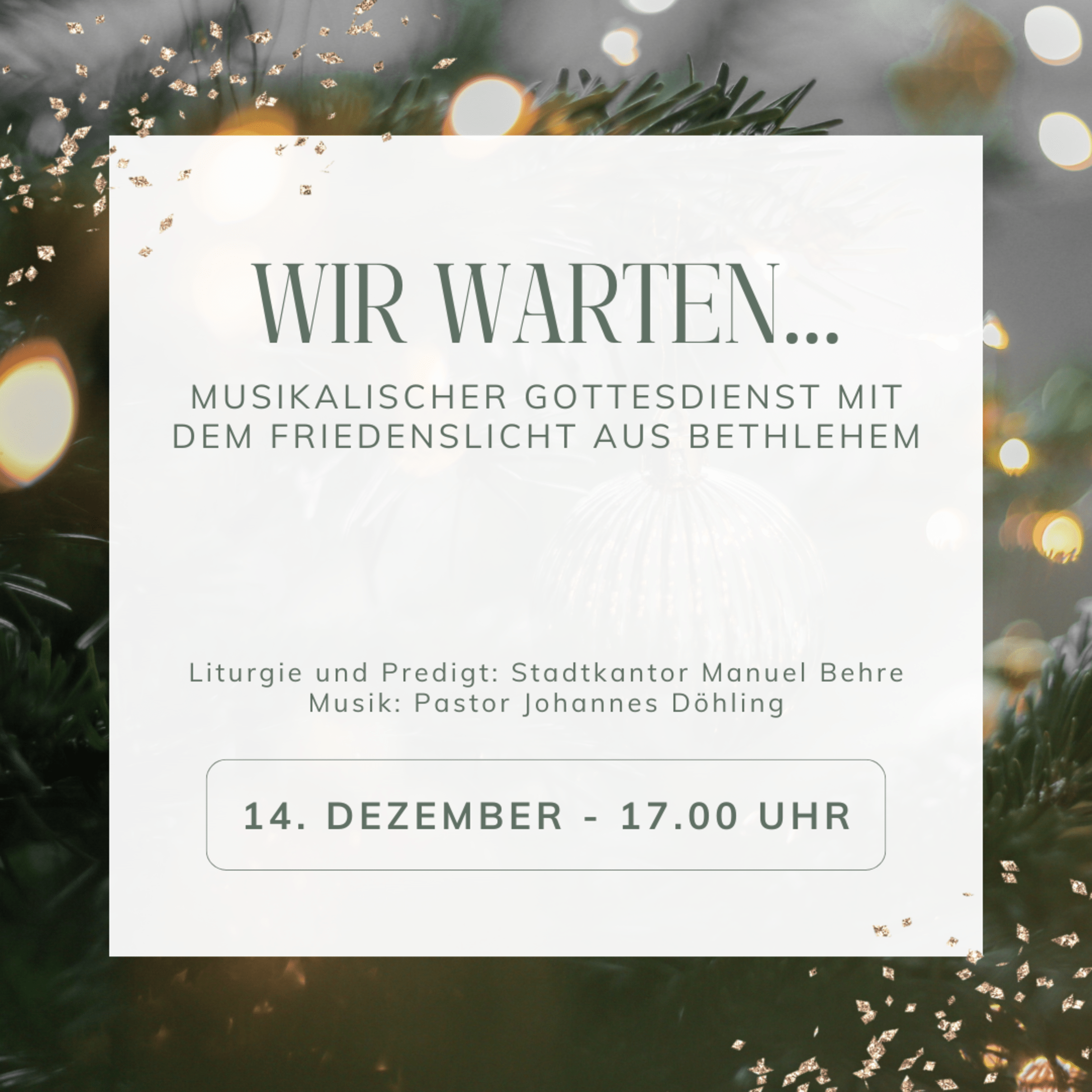 Konzert, Friedenslicht