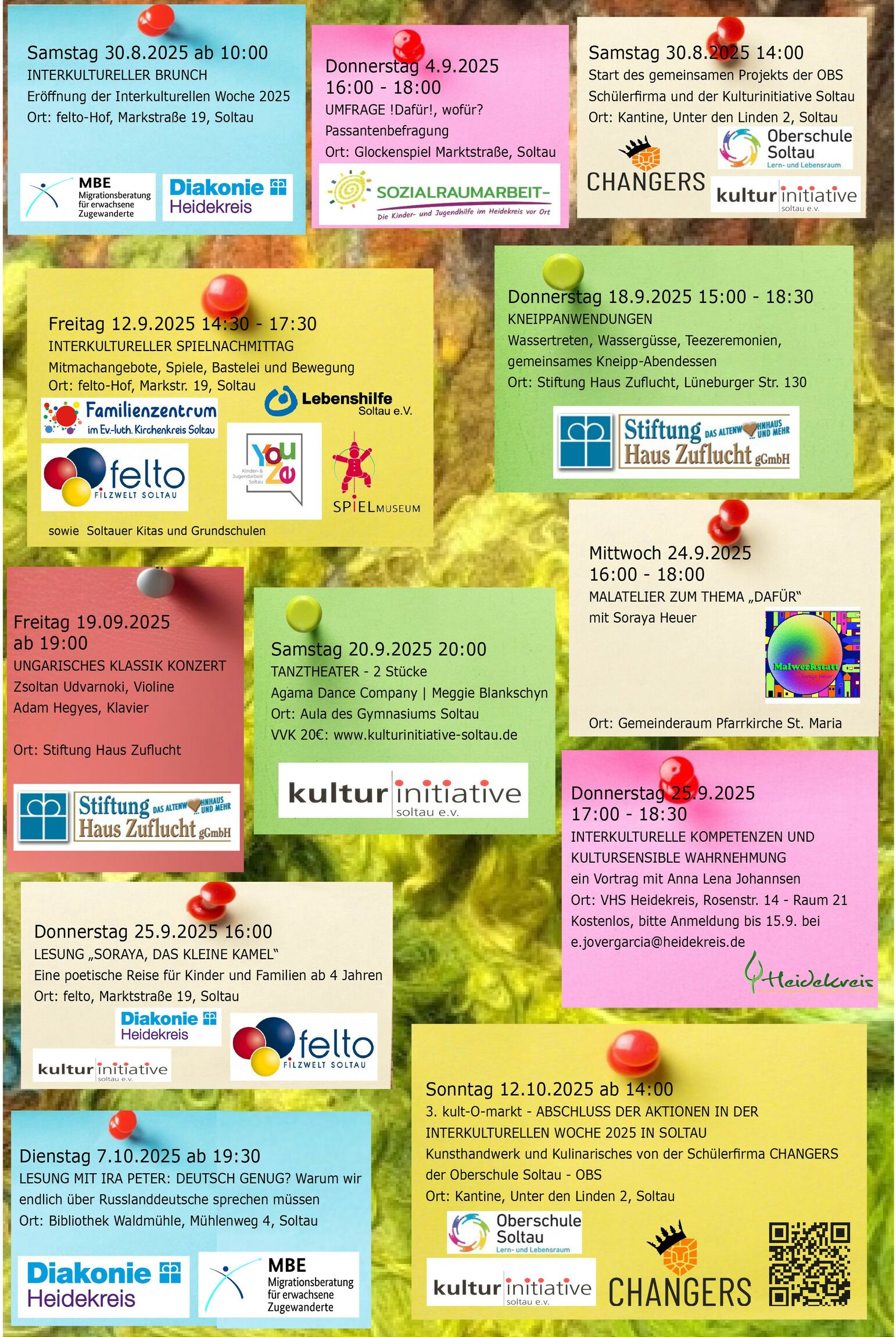 Interkulturelle Woche, Pinnwand, Veranstaltung, Kirchenkreis