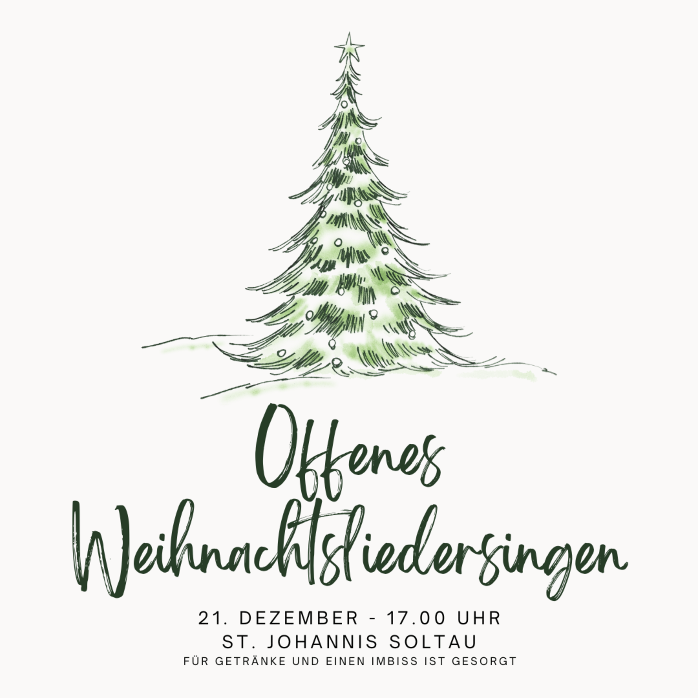 Singen, Weihnachten, Soltau