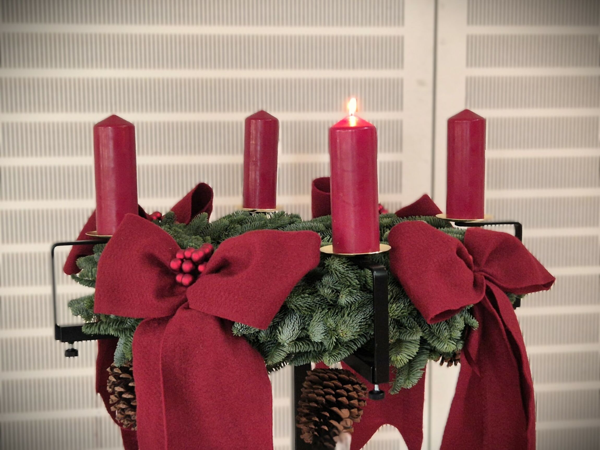 Adventskranz, 1. Advent