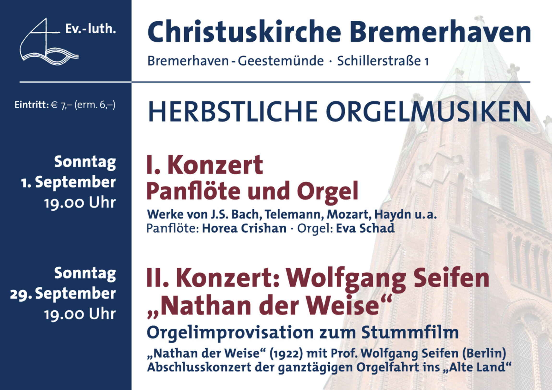 Plakat Orgelmusiken 2013