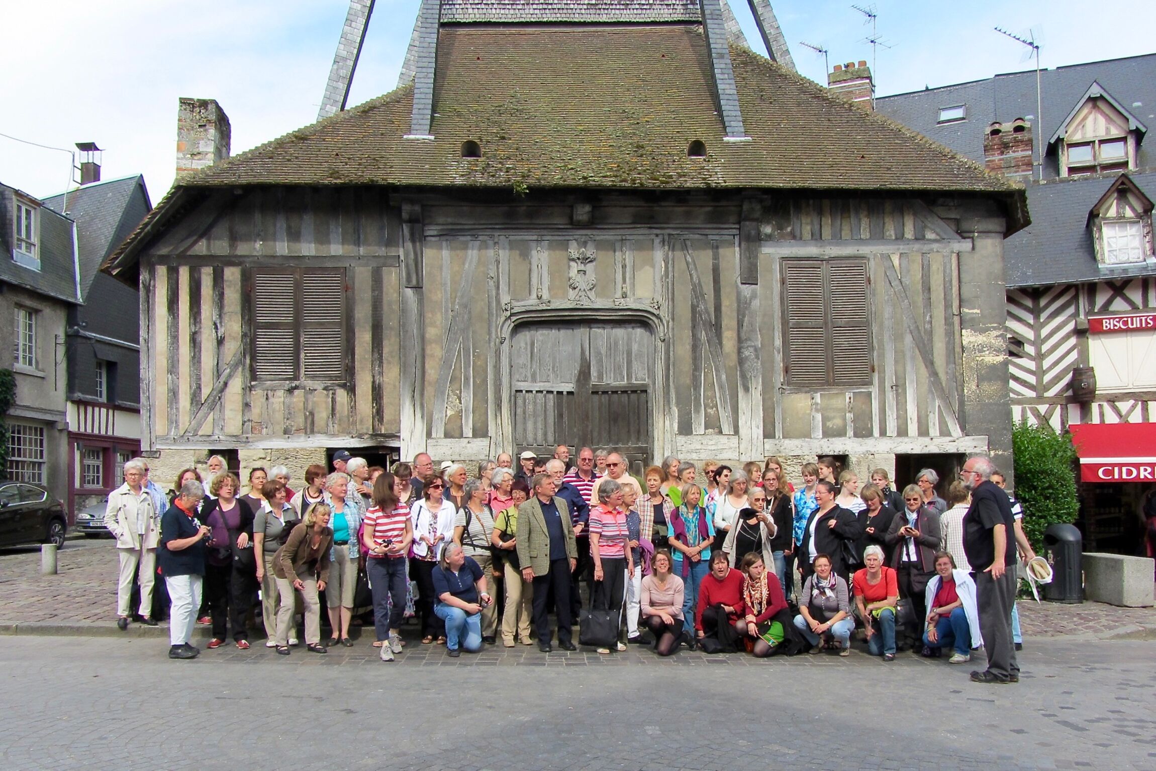 Frankreich 7.2013 Honfleur-Holzkirche