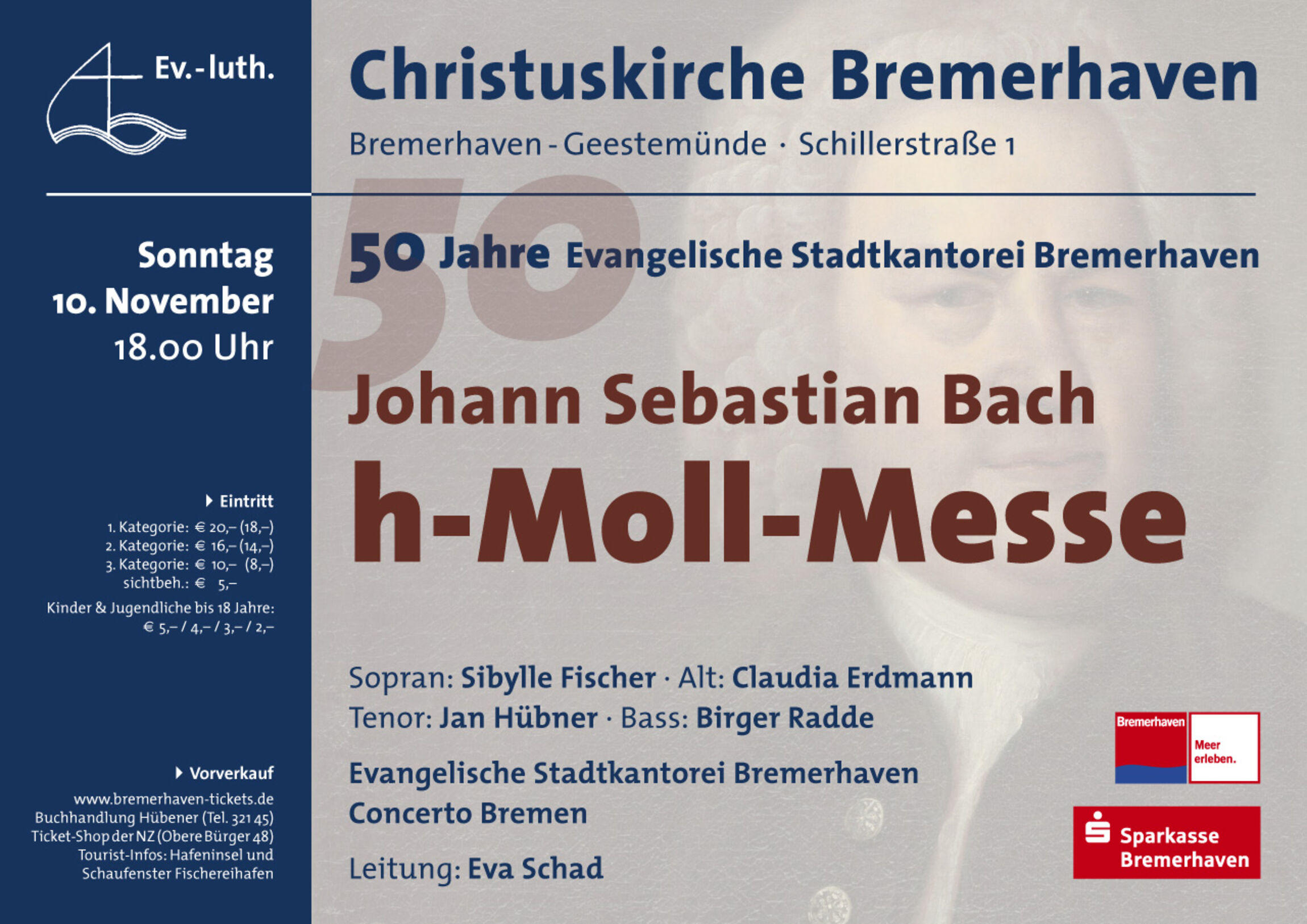 Plakat h-Moll-Messe 2013