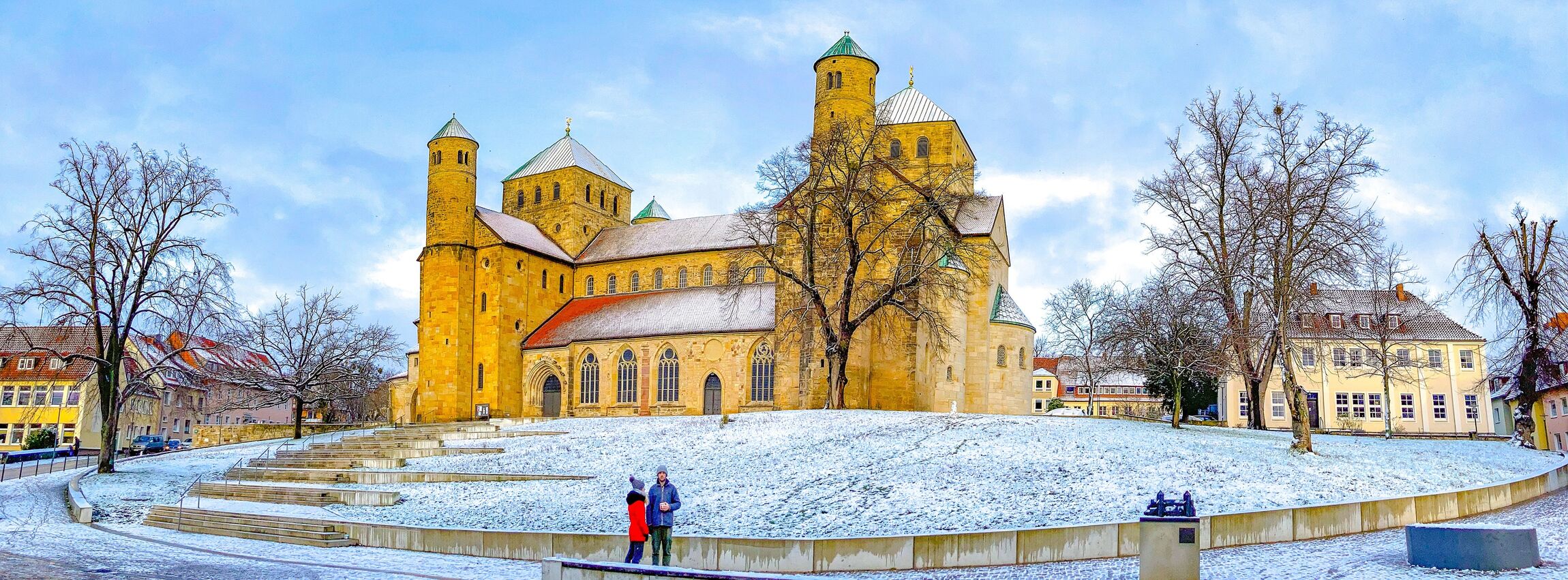 Die Michaeliskirche im Winter.