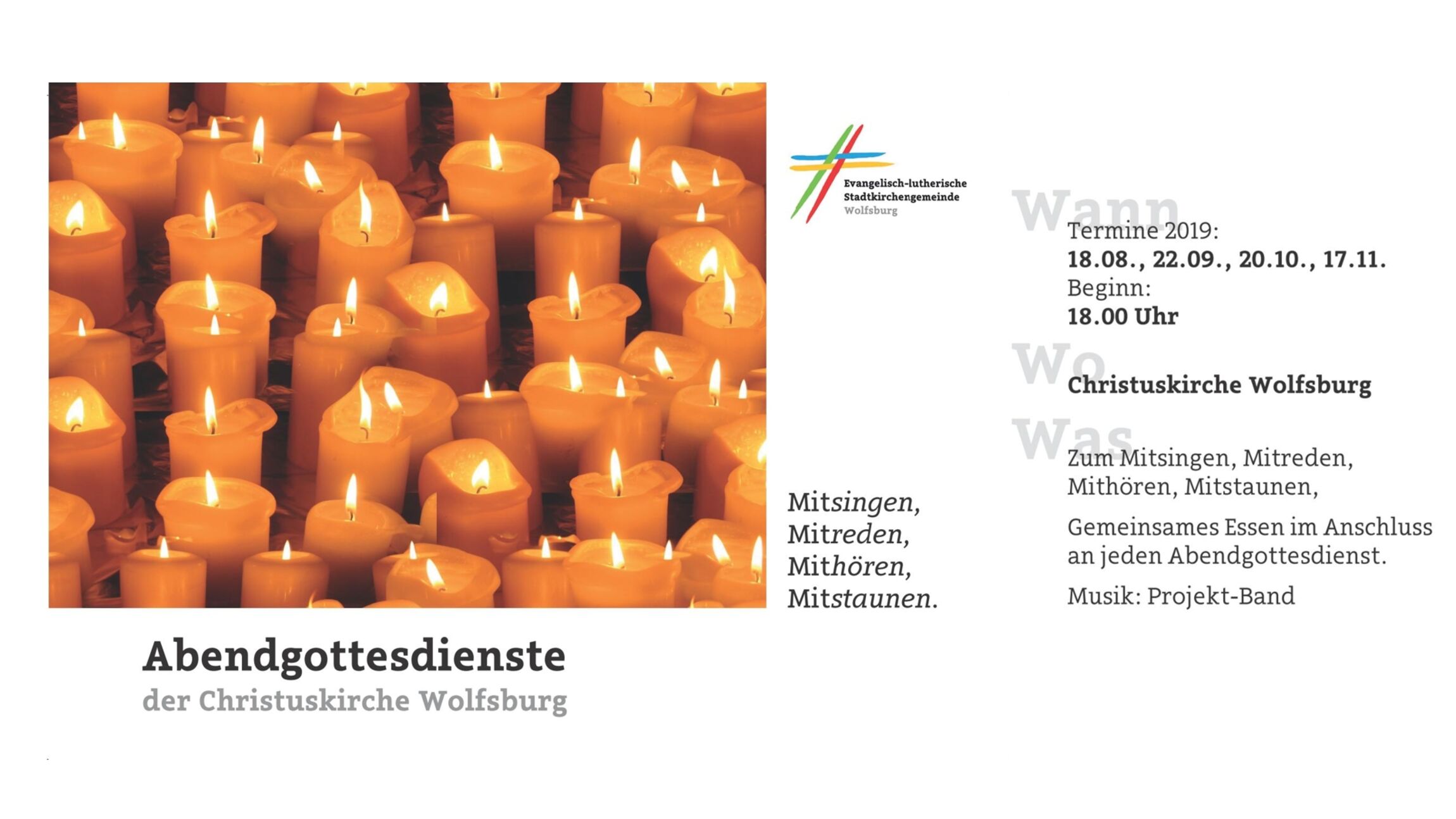 Abendgottesdienste 2019