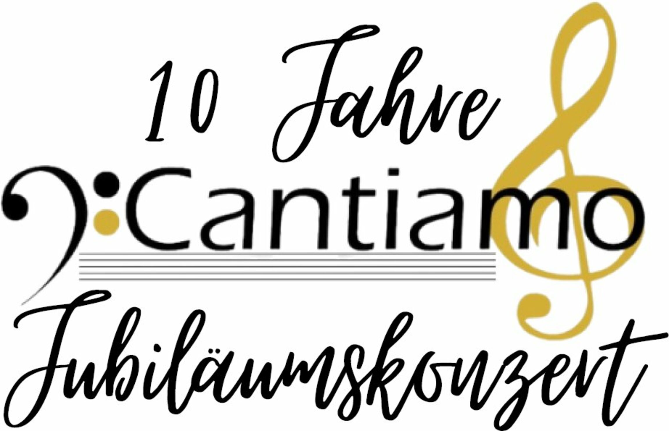 Logo zu "Jubiläumskonzerten 10 Jahre Cantiamo" - 27/28.09.2025