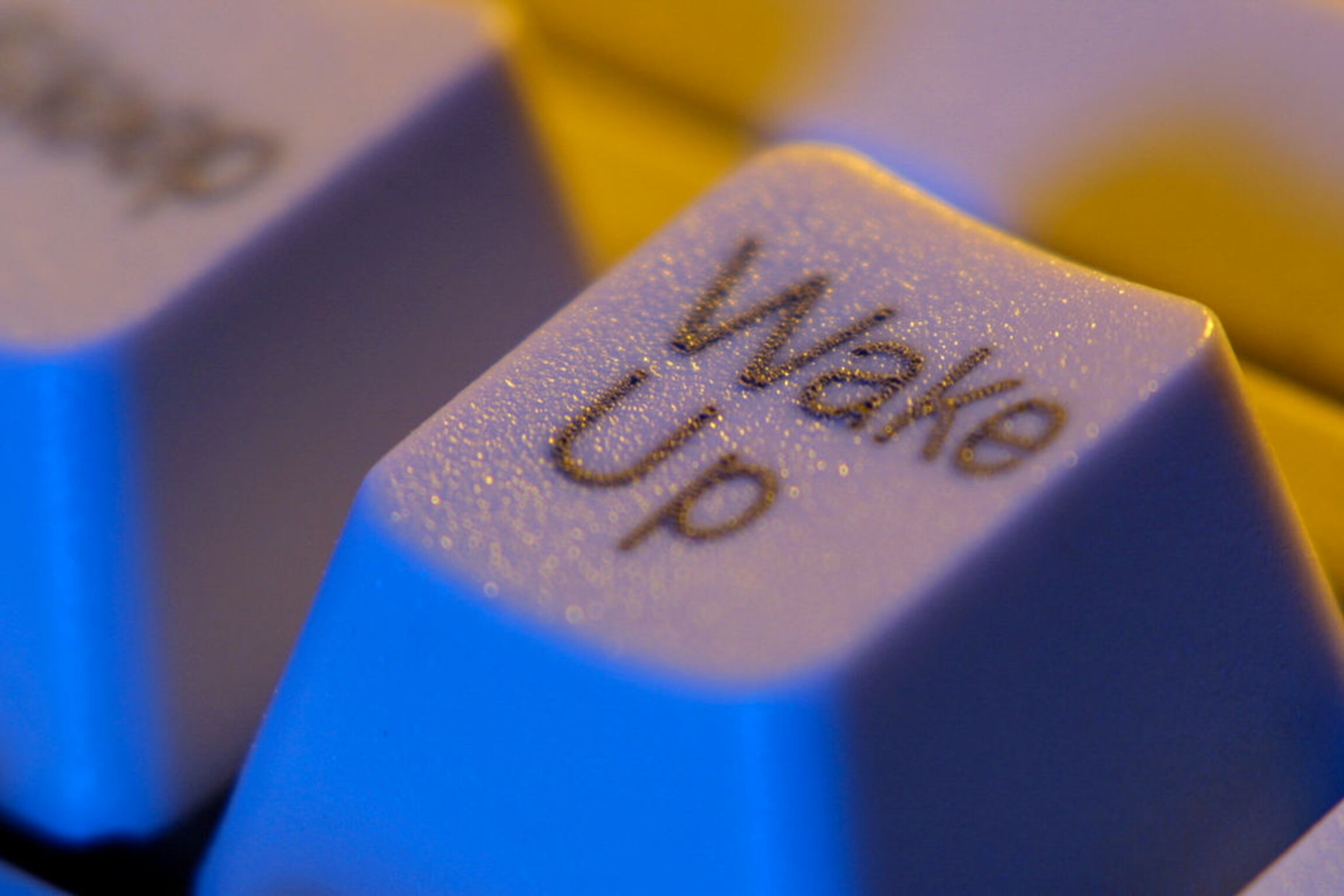 Computer PC Stillleben Tastatur Aufwachen Wake Wakeup Taste
