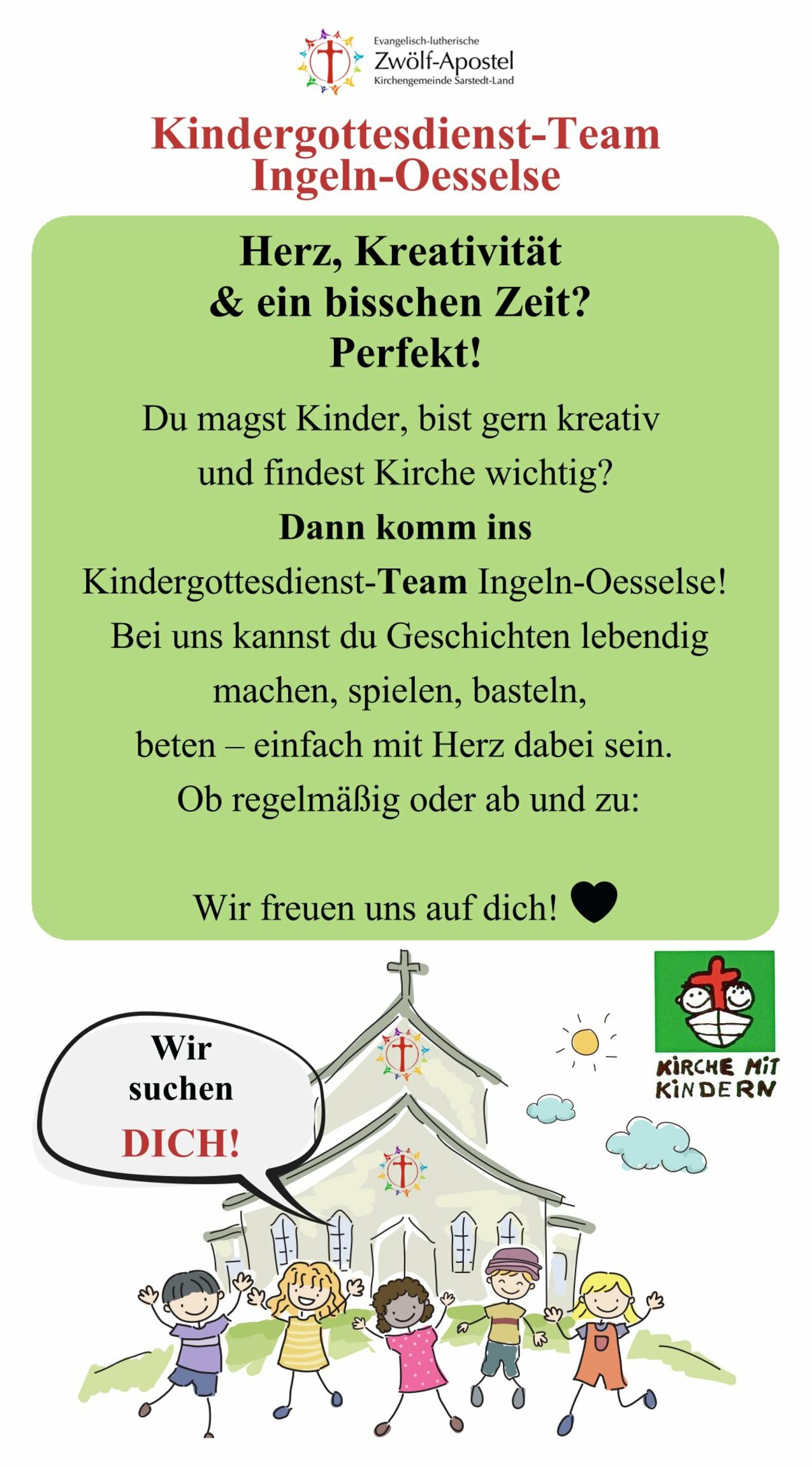KiGo Ingeln-Oesselse sucht mirwirkende (GB3-2025)