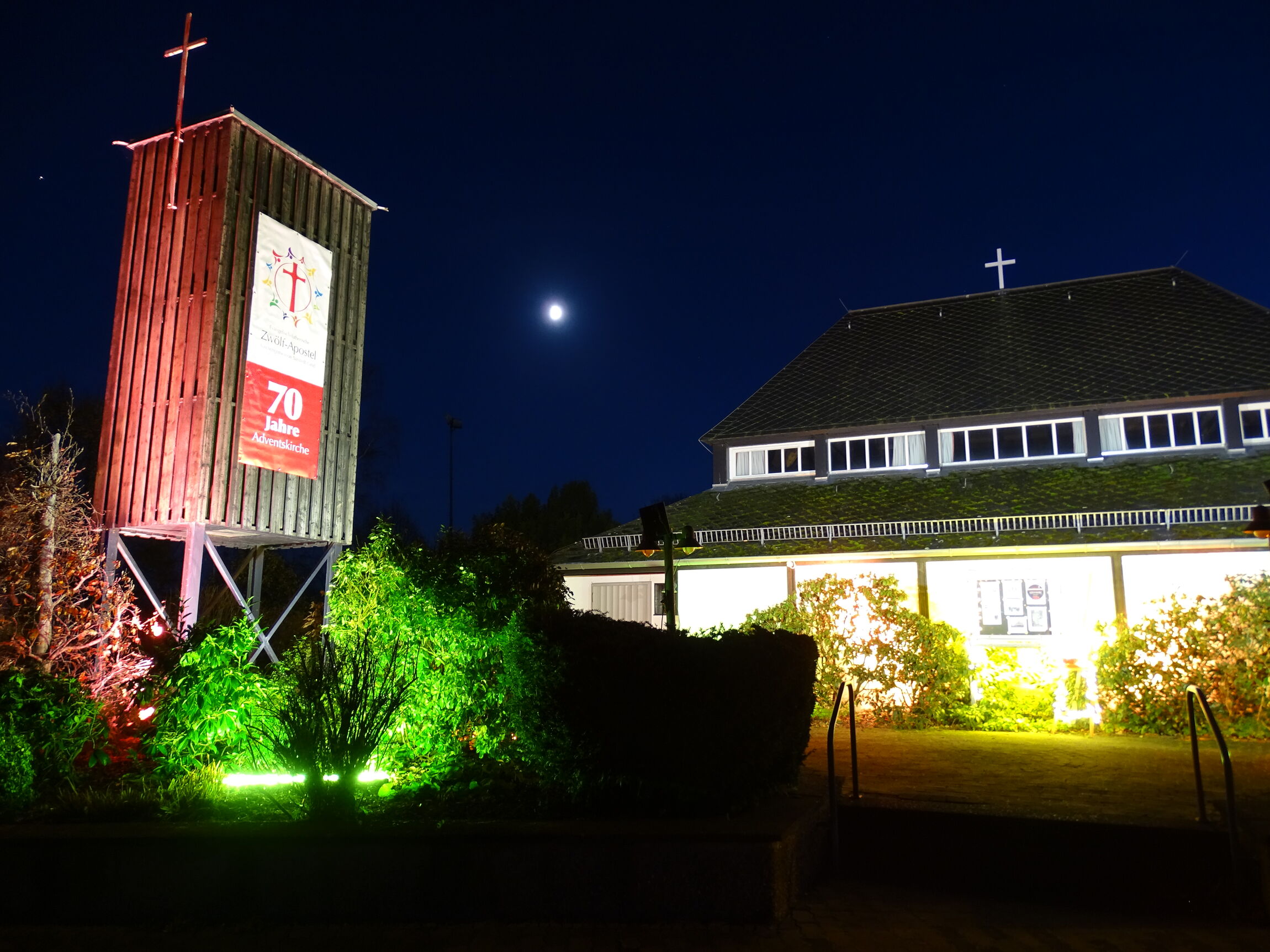 Adventskirche Algermissen - Illumination 70. Jubiläum