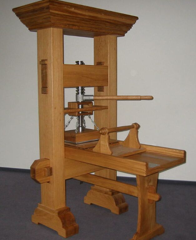 Hallo Luther Druckerpresse zum Ausleihen