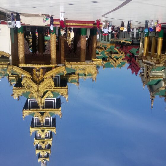 Goldene Pagoden in Yangon, Myanmar