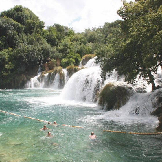 Ein weiterer Ausflug führt zu den berühmten Krka-Wasserfällen