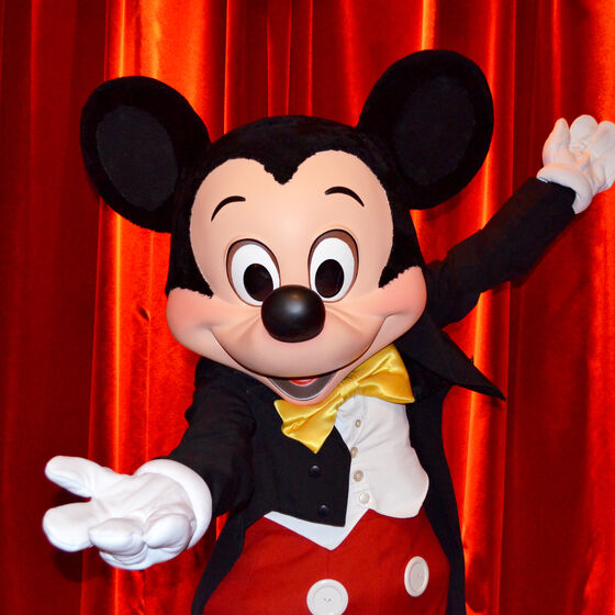 Micky Maus einer der Bewohner des Disneylands