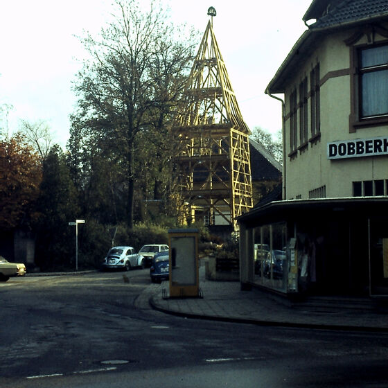 Kirchturm Neubau 1979